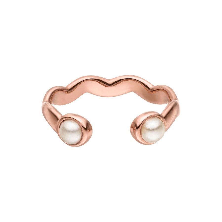 Purelei Dewdrop Ring 100% Edelstahl Rosegold Hellbraun Damen
