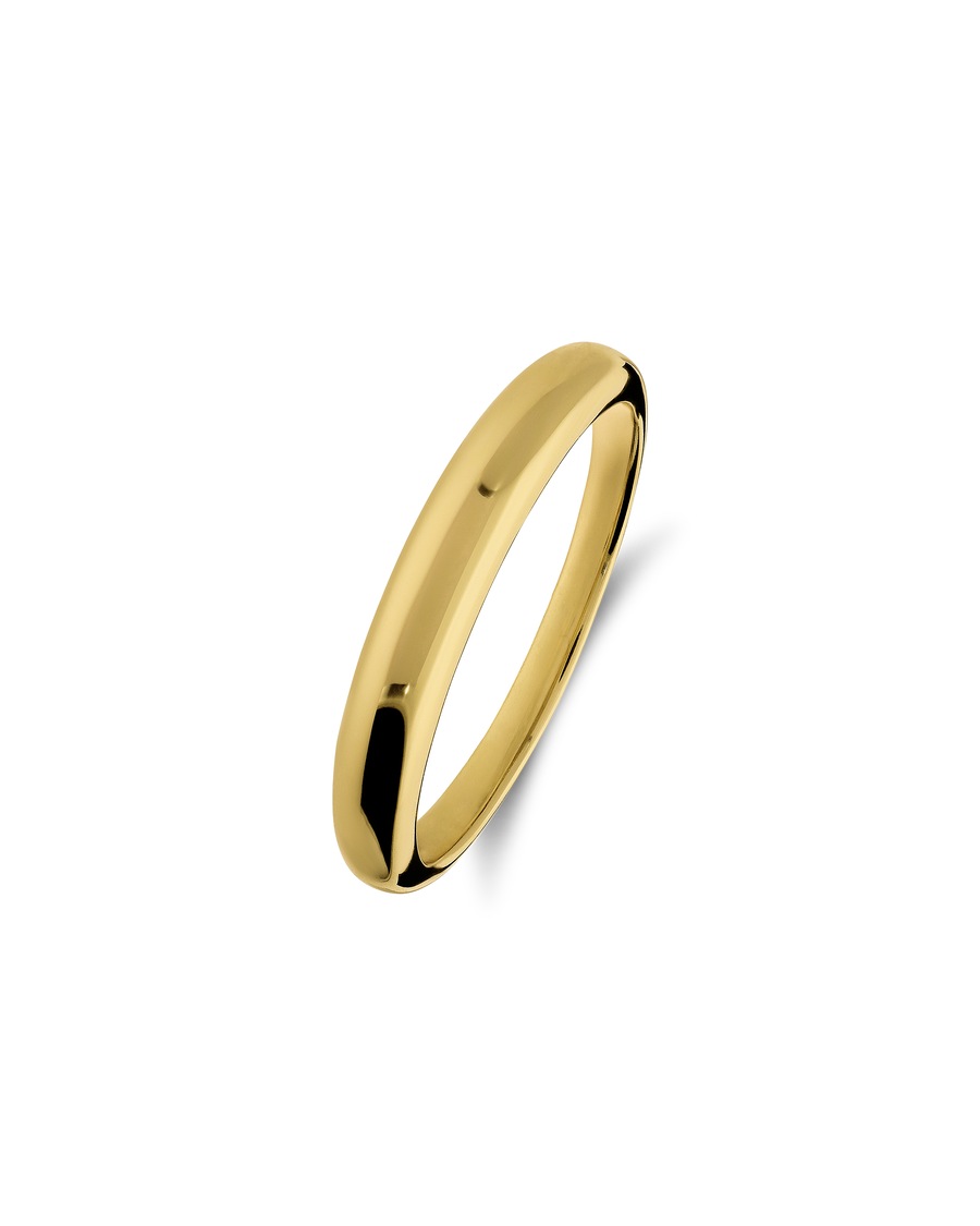 Lucardi Ring - 925 Silber Gold 53mm Damen
