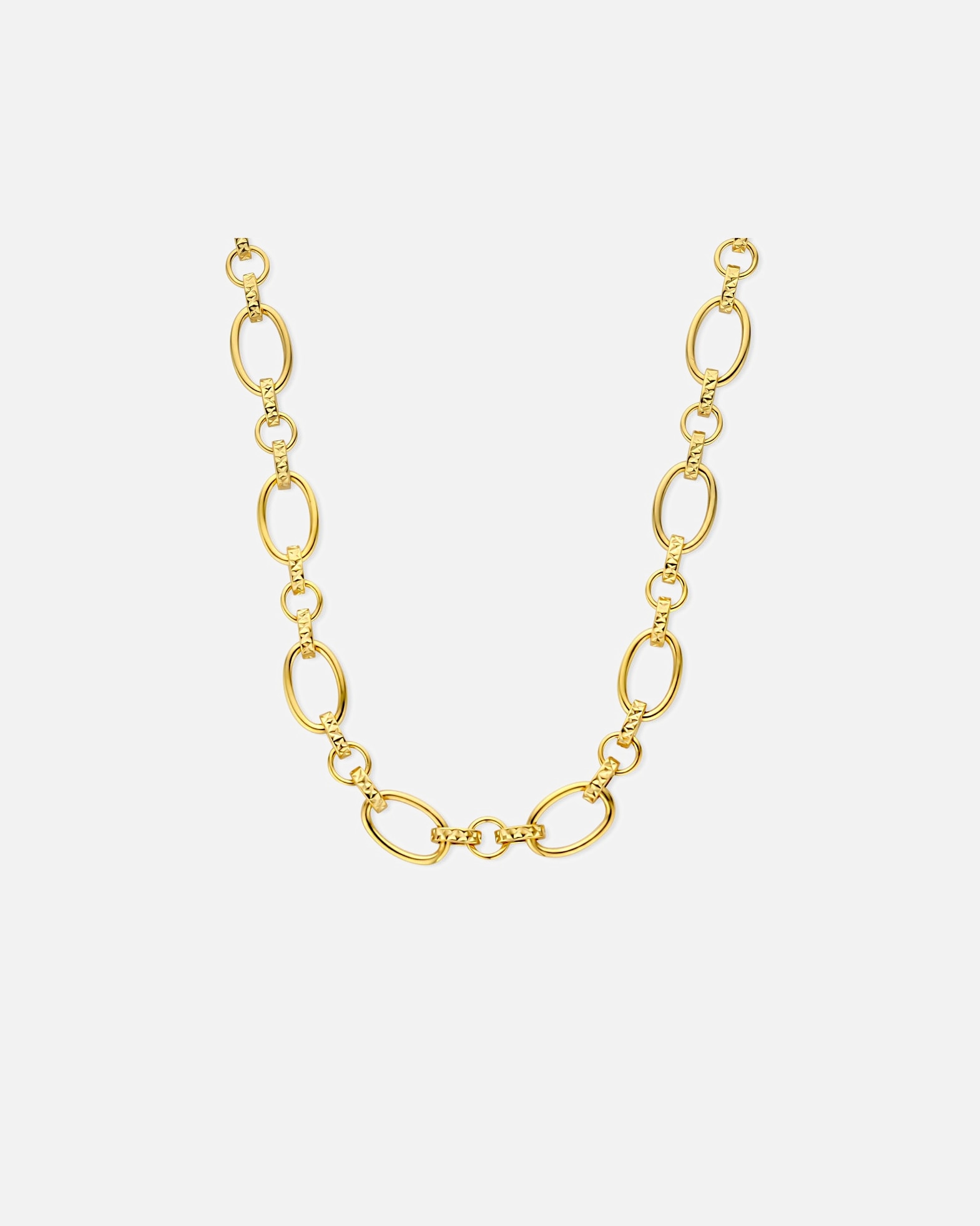 Halskette für Weiblich Parte Di Me Parte Di Me Bibbiena Poppi Clara 925 Sterling Silber Vergoldete Link Kette PDM34106 Parte Di Me Bibbiena Poppi Clara 925 Sterling Silber Vergoldete Link Kette PDM34106