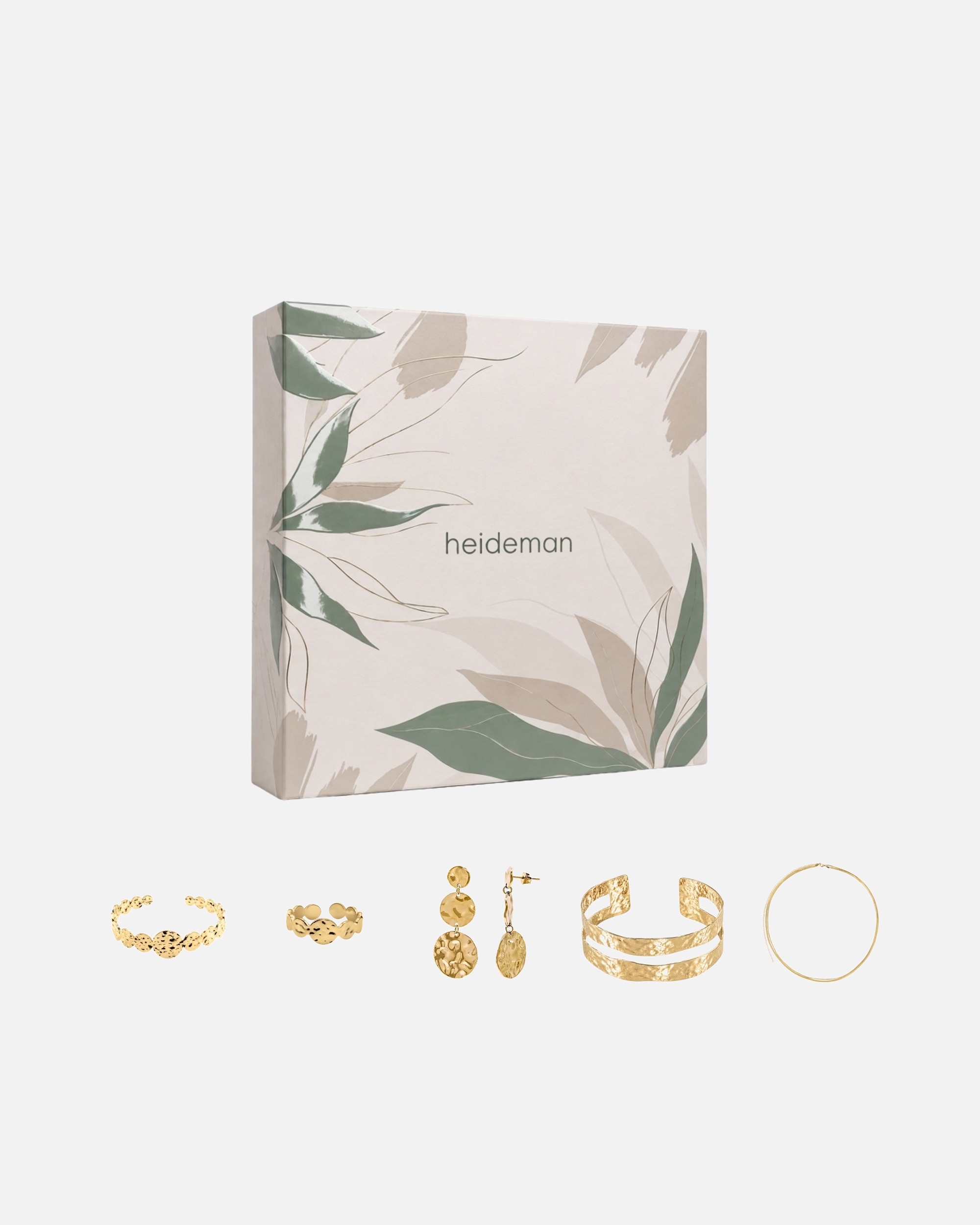 Schmuckset für Weiblich Heideman Geschenkbox Athen goldfarben
