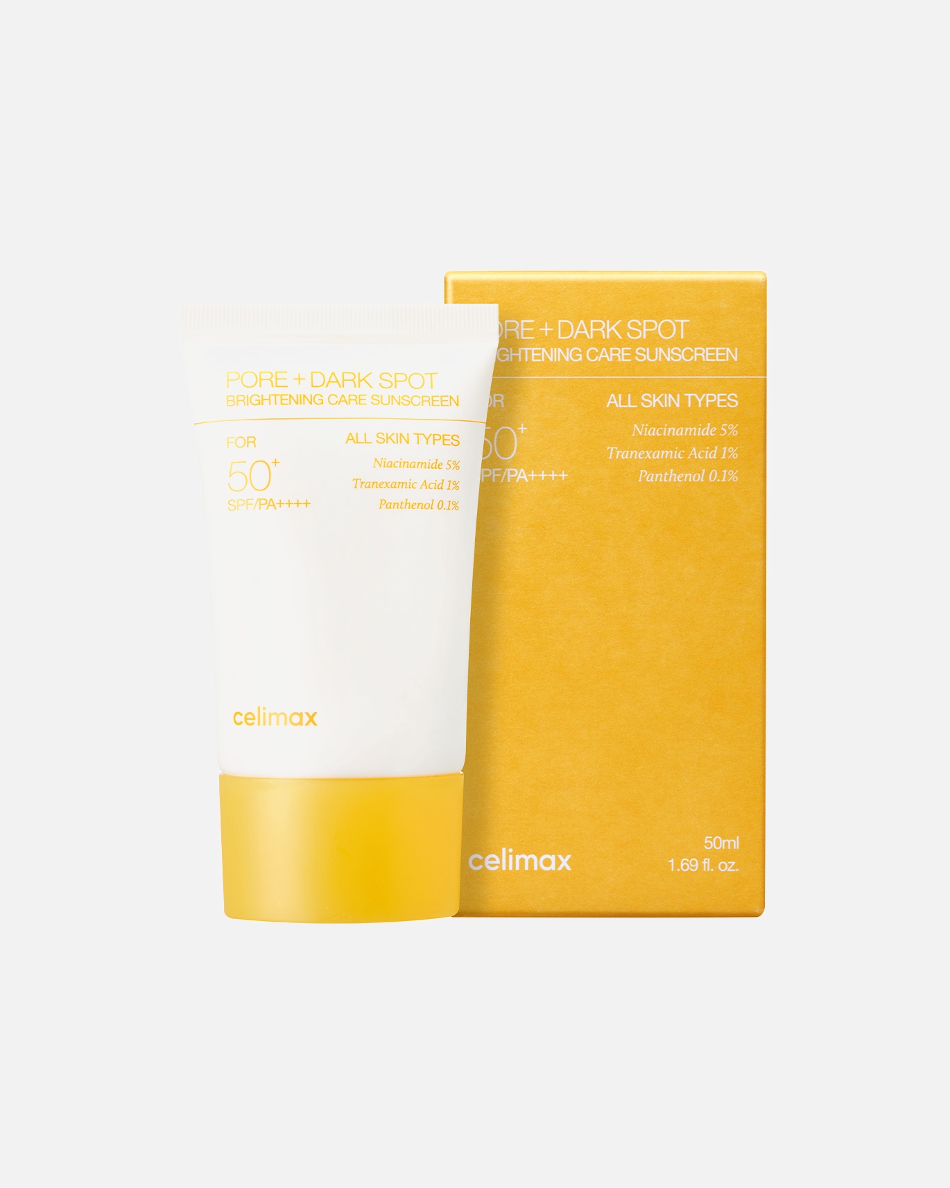 Sonnencreme Gesicht für Unisex Celimax Pore+Dark Spot Brightening Care Sunscreen 50 ml