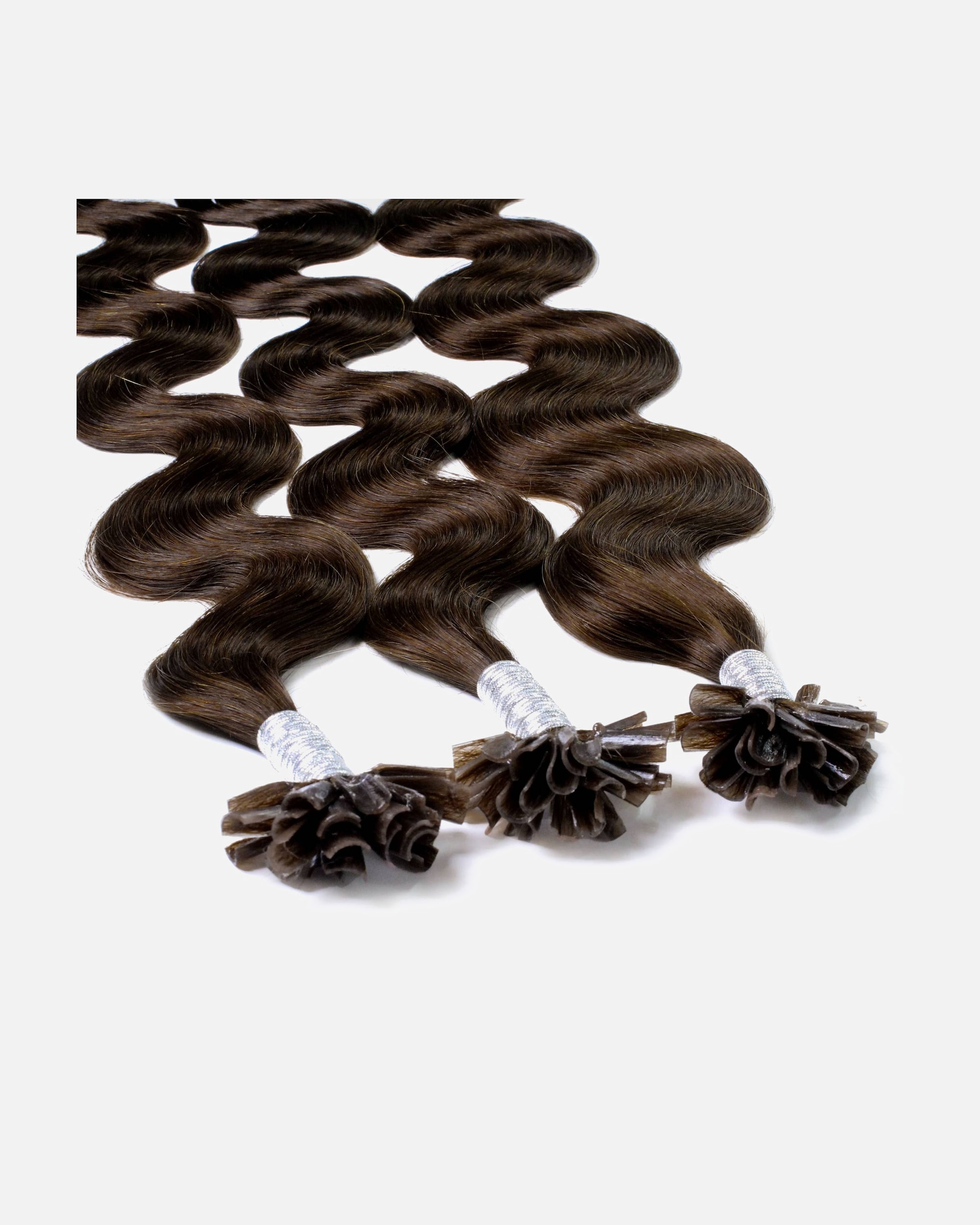 Extensions für Weiblich hair2heart Bonding Extensions Echthaar #6/3 Dunkelblond Gold 0.5g 50cm