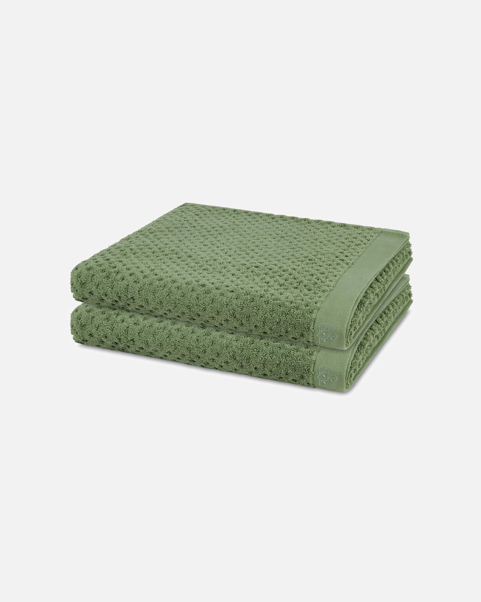 Handtuch für Unisex ROSS Duschtuch-Set Harmony (2er Set) Piniengrün