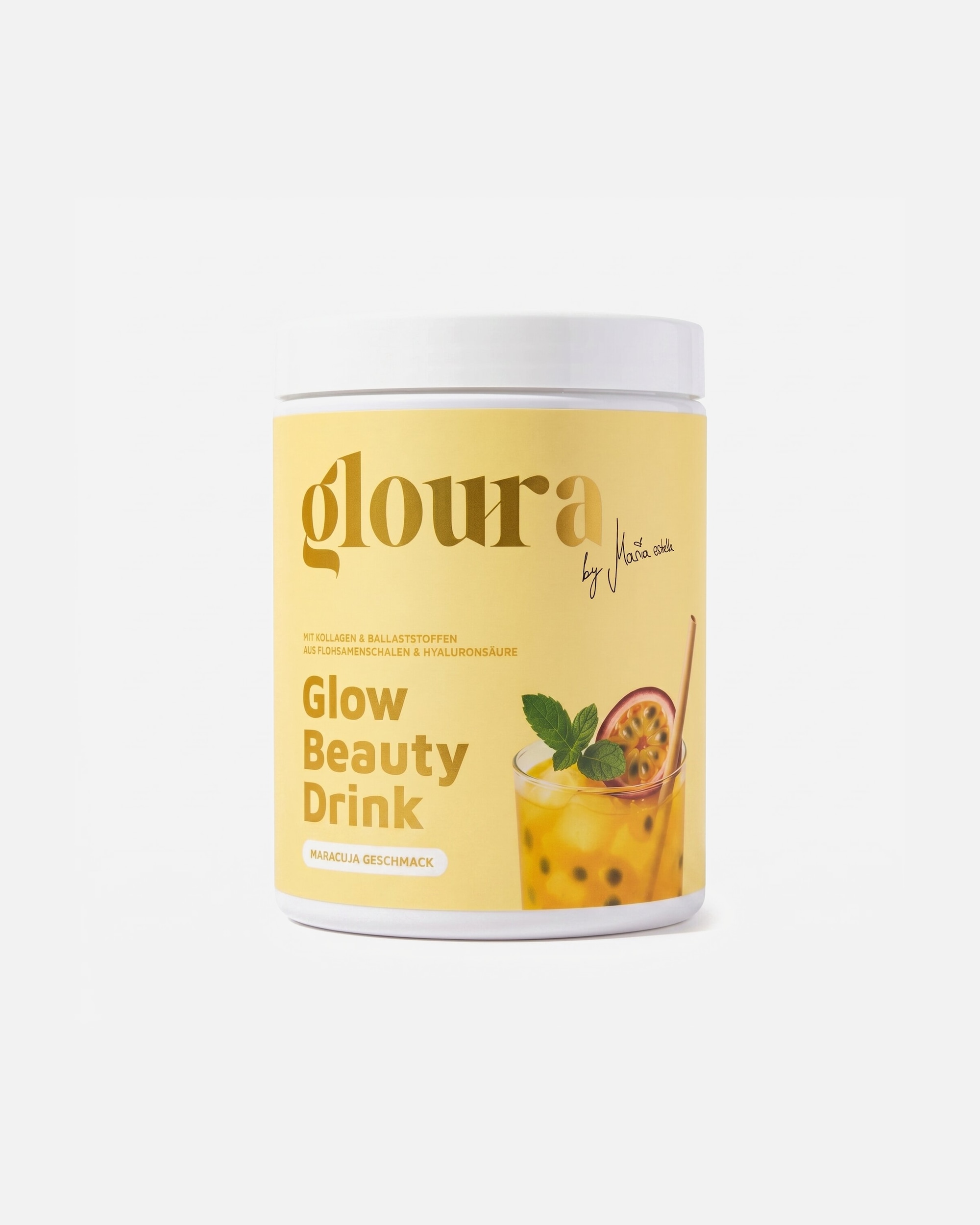 Getränk für Unisex Gloura Default Brand Line Gloura Glow Beauty Drink - Maracuja, mit Kollagen, Hyaluron, Biotin & Zink Maracuja 360g