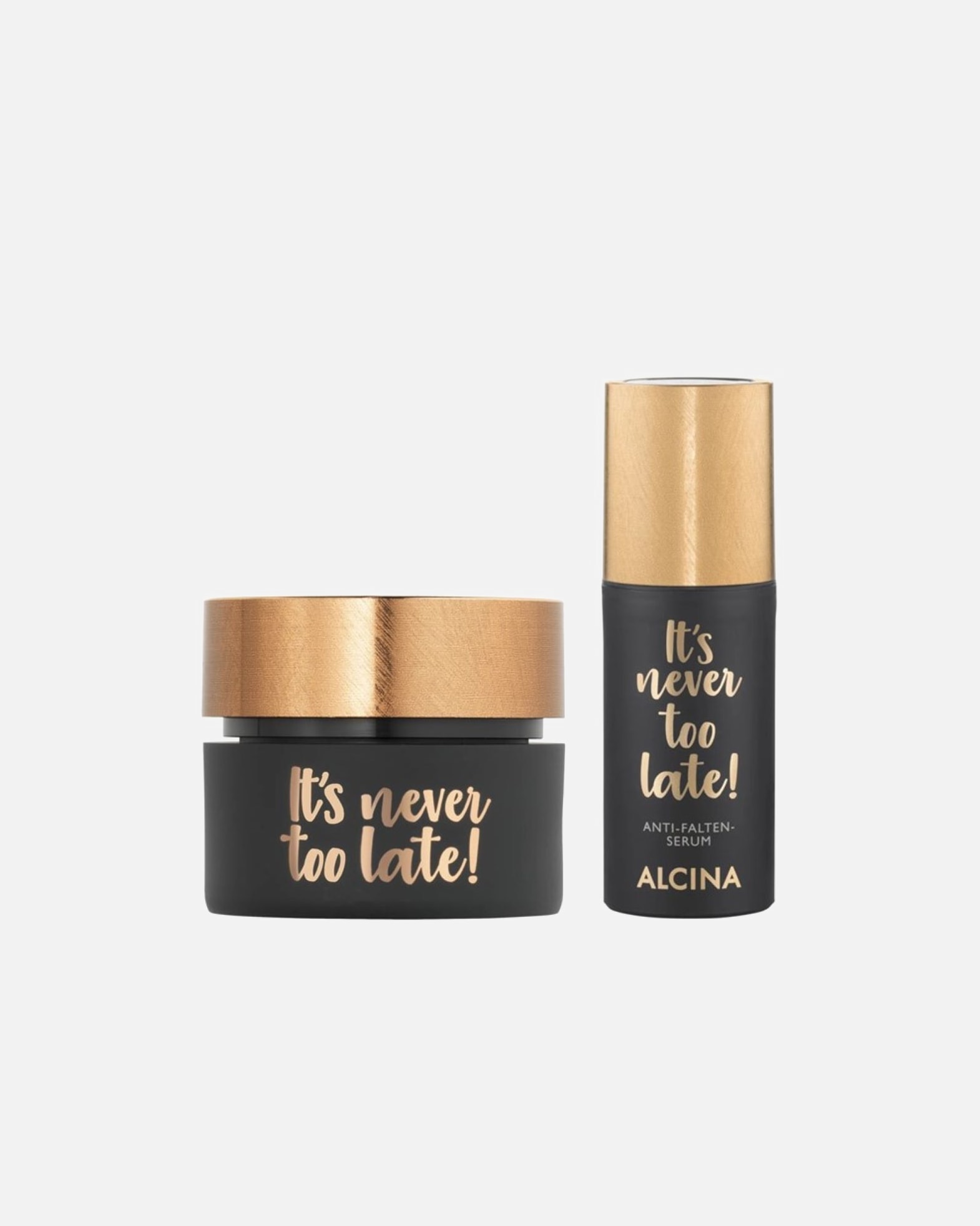 Gesichtspflegeset für Weiblich Alcina It´s never too late Gesichtscreme + Anti-Falten Serum 1 Stück
