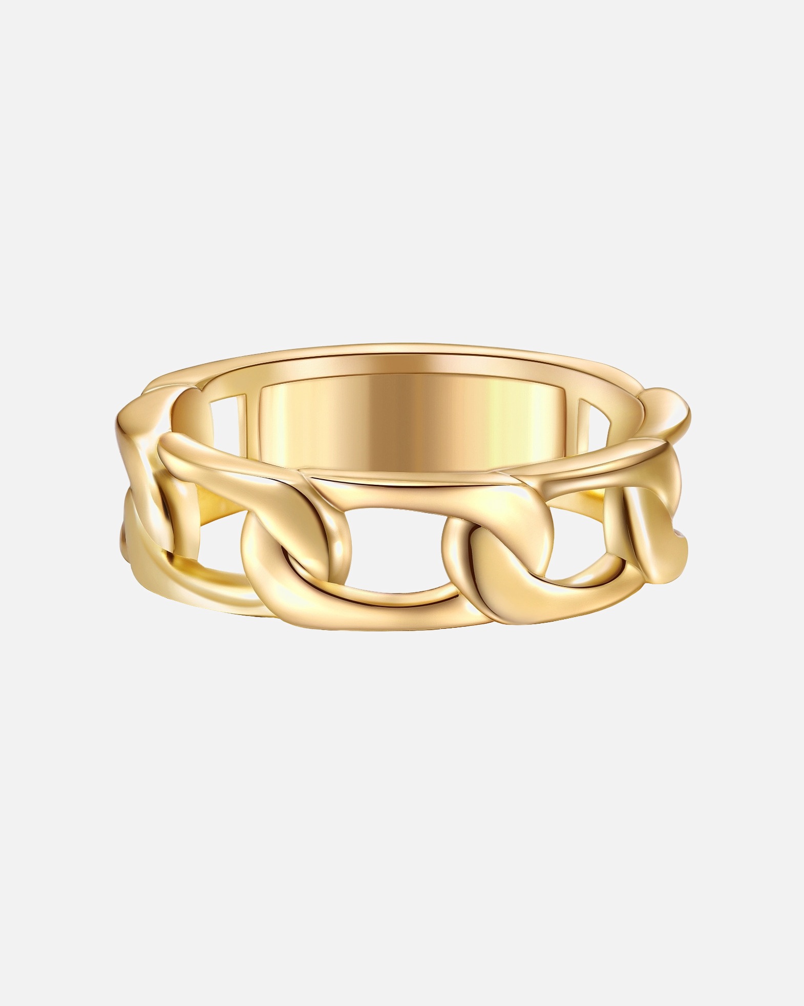 Ring für Weiblich Yokoamii Ring Metall-Legierung in Gelbgold 54