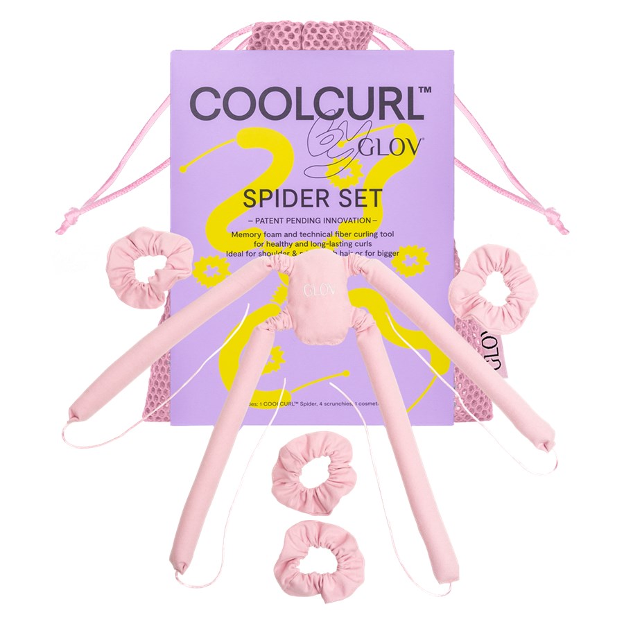 GLOV Pink 1x Cool Curl Spider + 4x Scrunchies Cosmetic Bag Damen