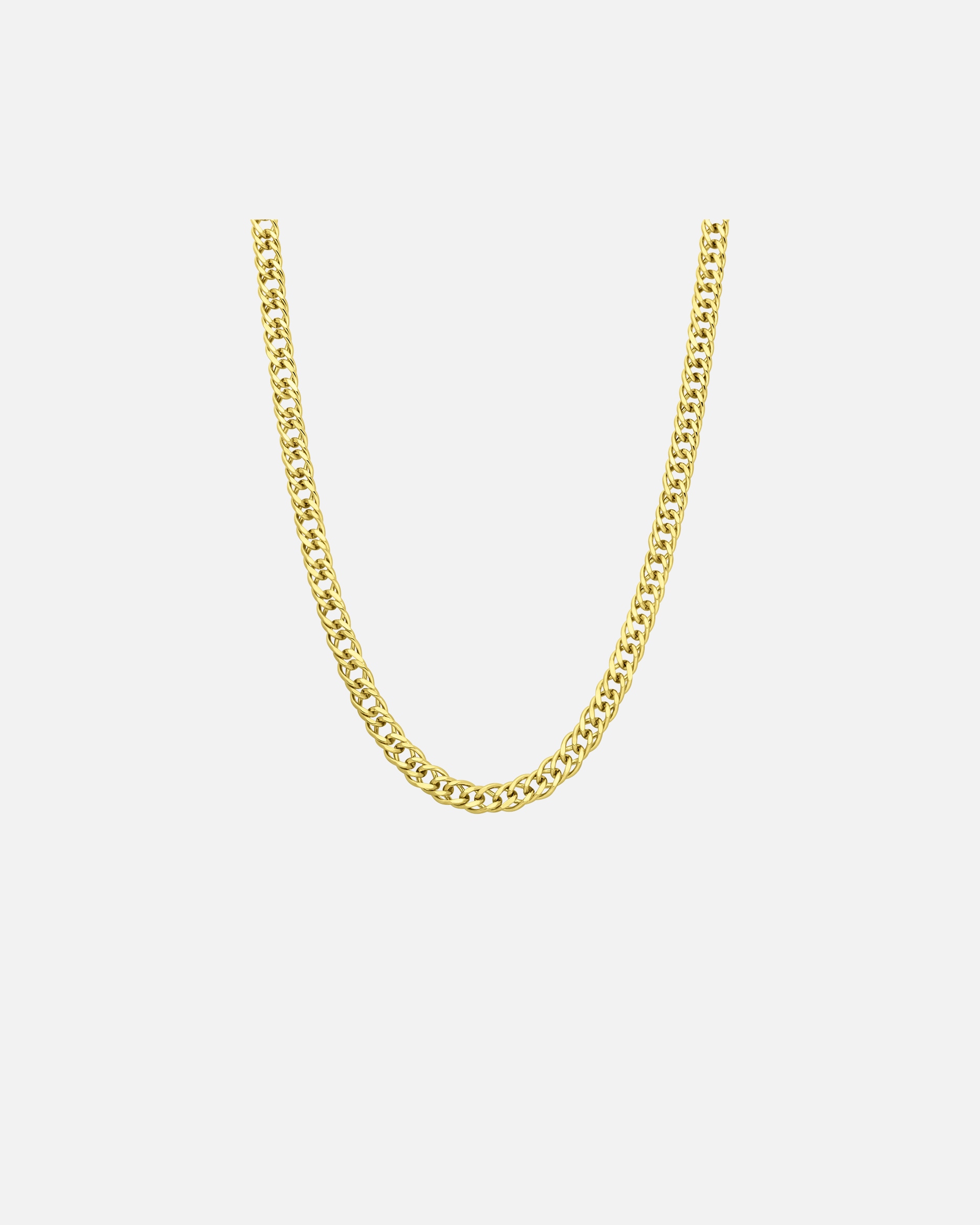 Halskette für Männlich Lucardi Halskette - 925 Silber Gold - 45.0