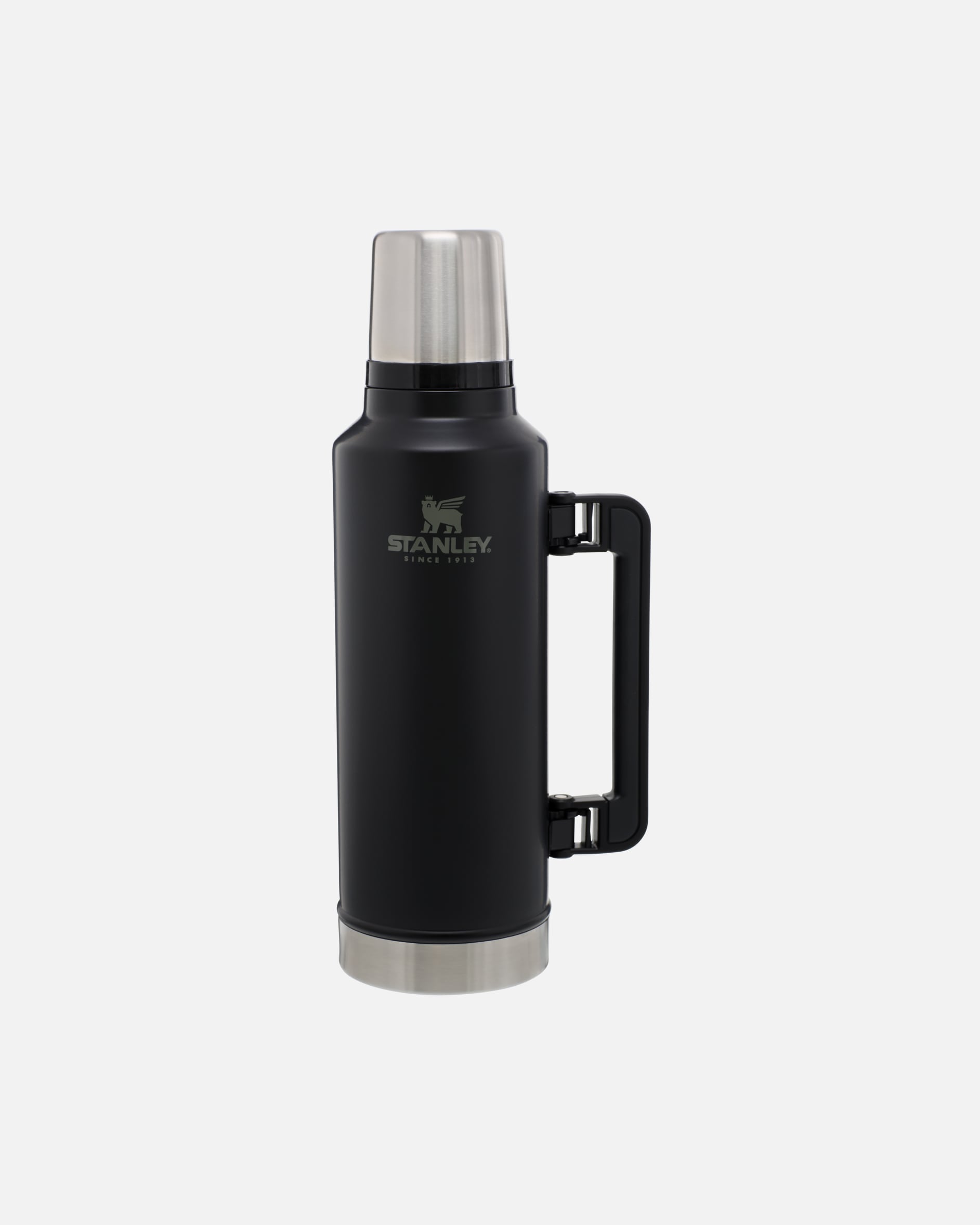 Trinkflasche für Unisex Stanley 1913 Isolierflasche - 1,9L - CLASSIC LEGENDARY BOTTLE Matte Black Pebble