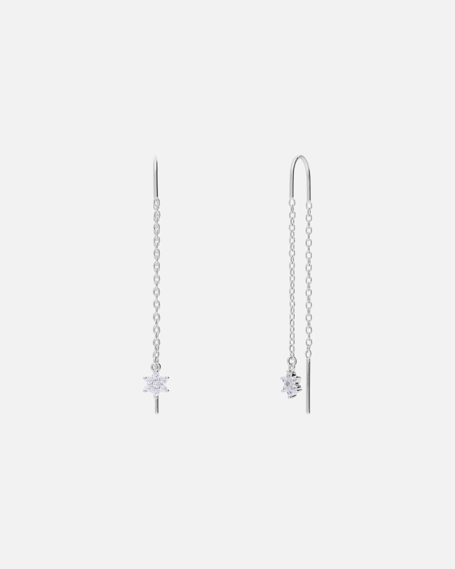 Ohrringe für Weiblich Lucardi Ohrringe - 925 Silber Silber