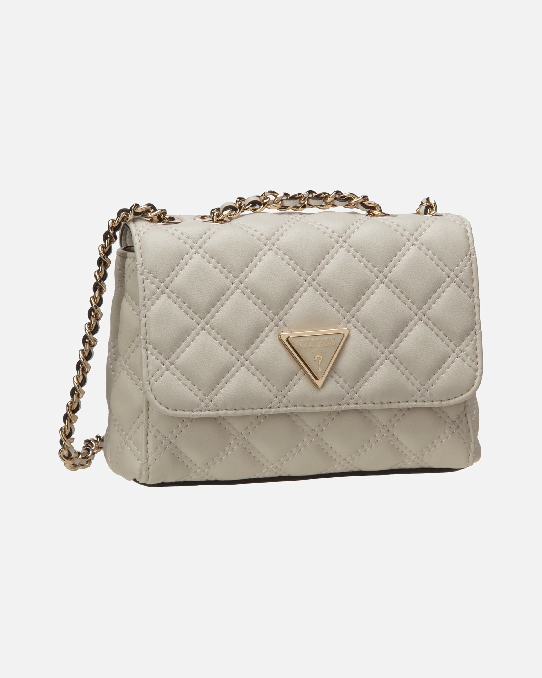 Handtasche für Weiblich Guess Handtasche Giully II Mini 2 Comp Conv Flap Off White