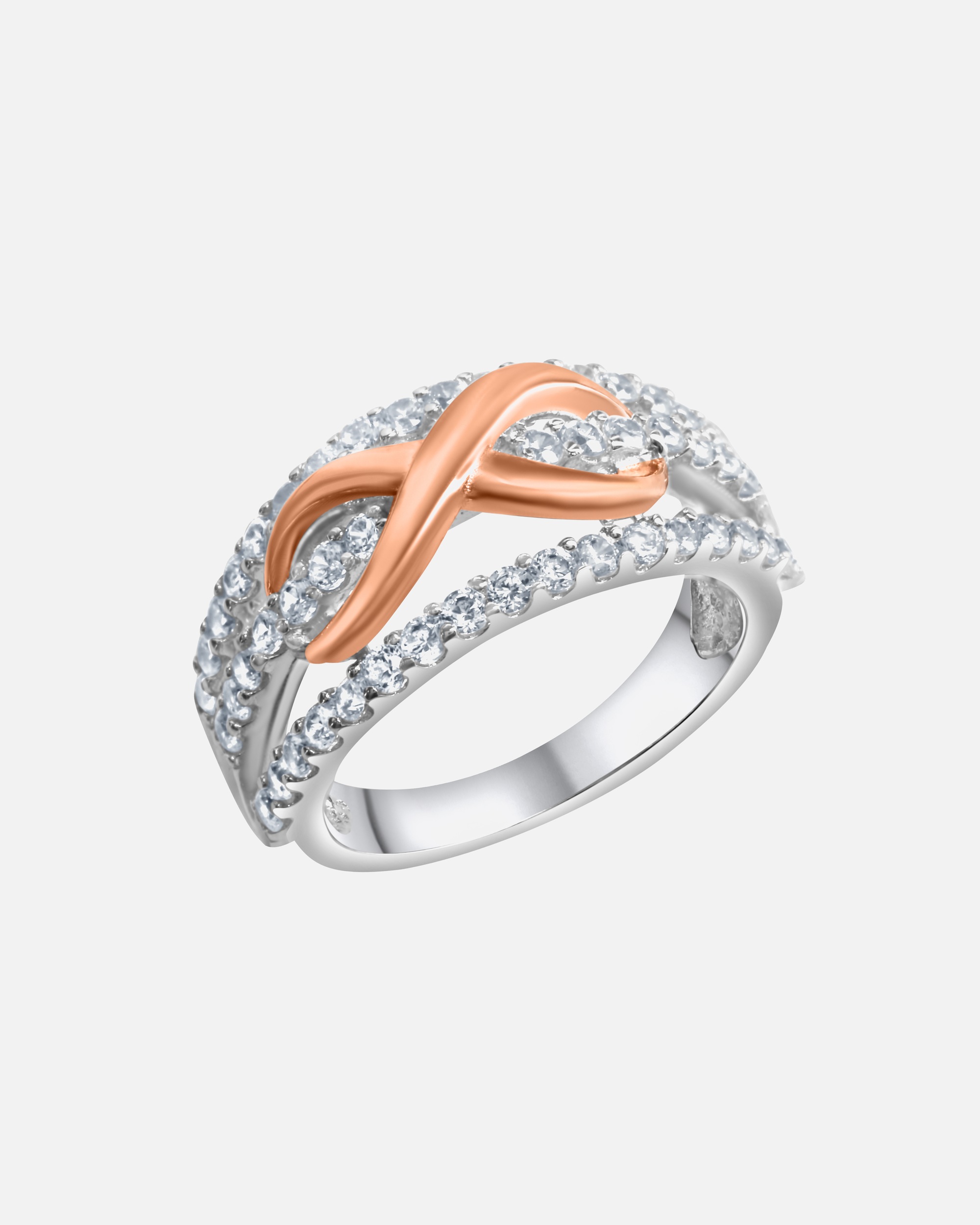 Ring für Weiblich Zeeme Ring 925/- Sterling Silber Zirkonia weiß 056 (17,8)