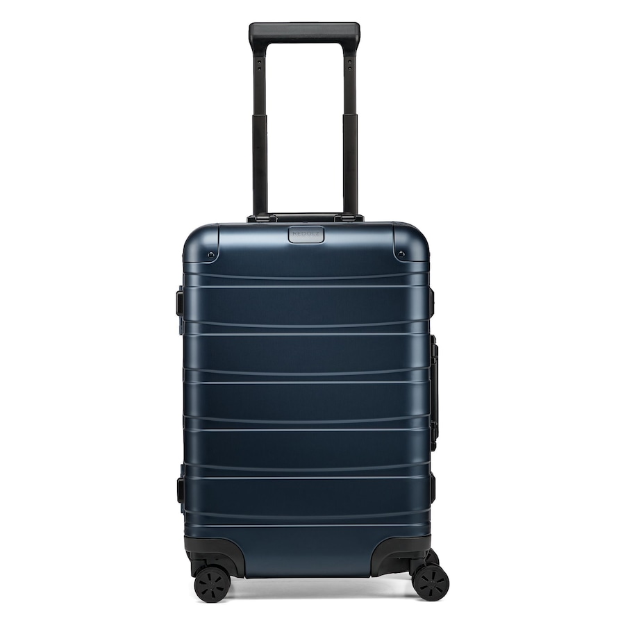 Redolz Pro Aluminium 4 Rollen Kabinentrolley S 55 cm deep blue Blau Herren