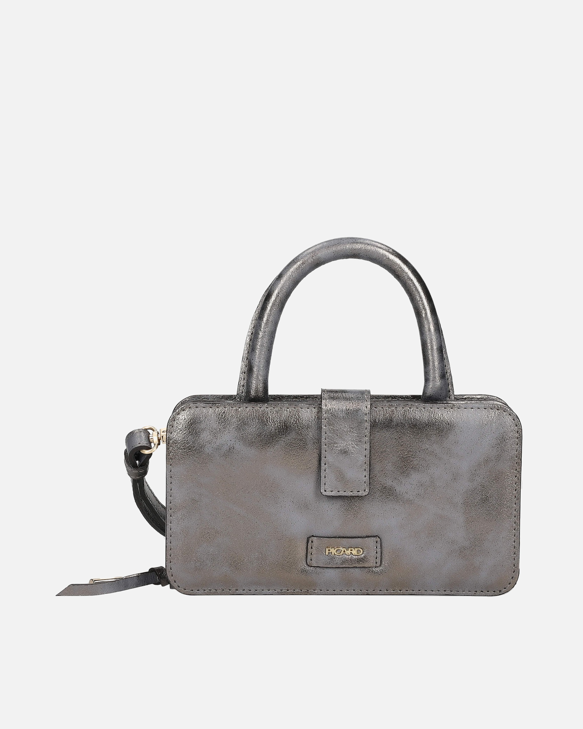 Handy Accessoire für Weiblich Picard Favourite 1 - Handytasche/Geldbörse 6cc 18 cm (champagner) grau