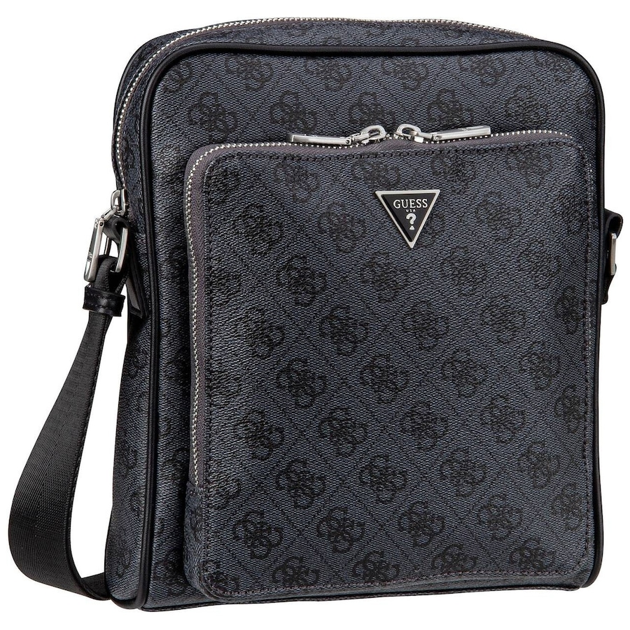 Guess Bodybag Milano 4G Eco Top Zip Black Schwarz Herren