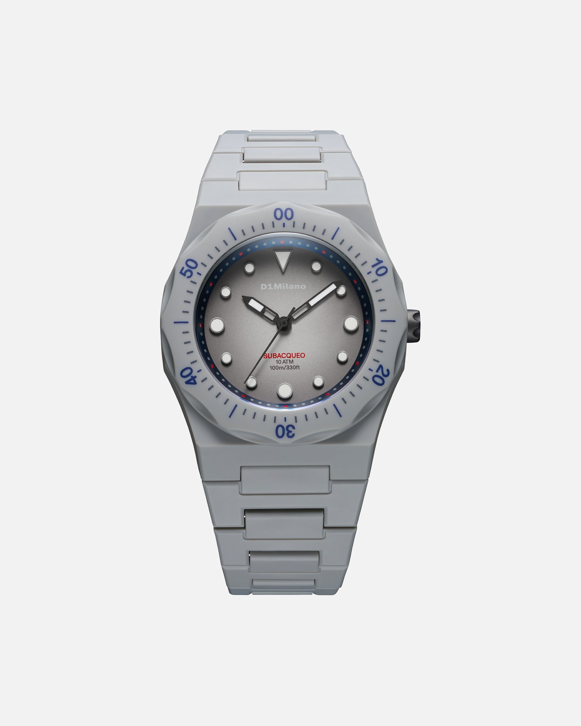 Uhr für Männlich D1 Milano Default Brand Line Herrenuhr Polycarbonat grau