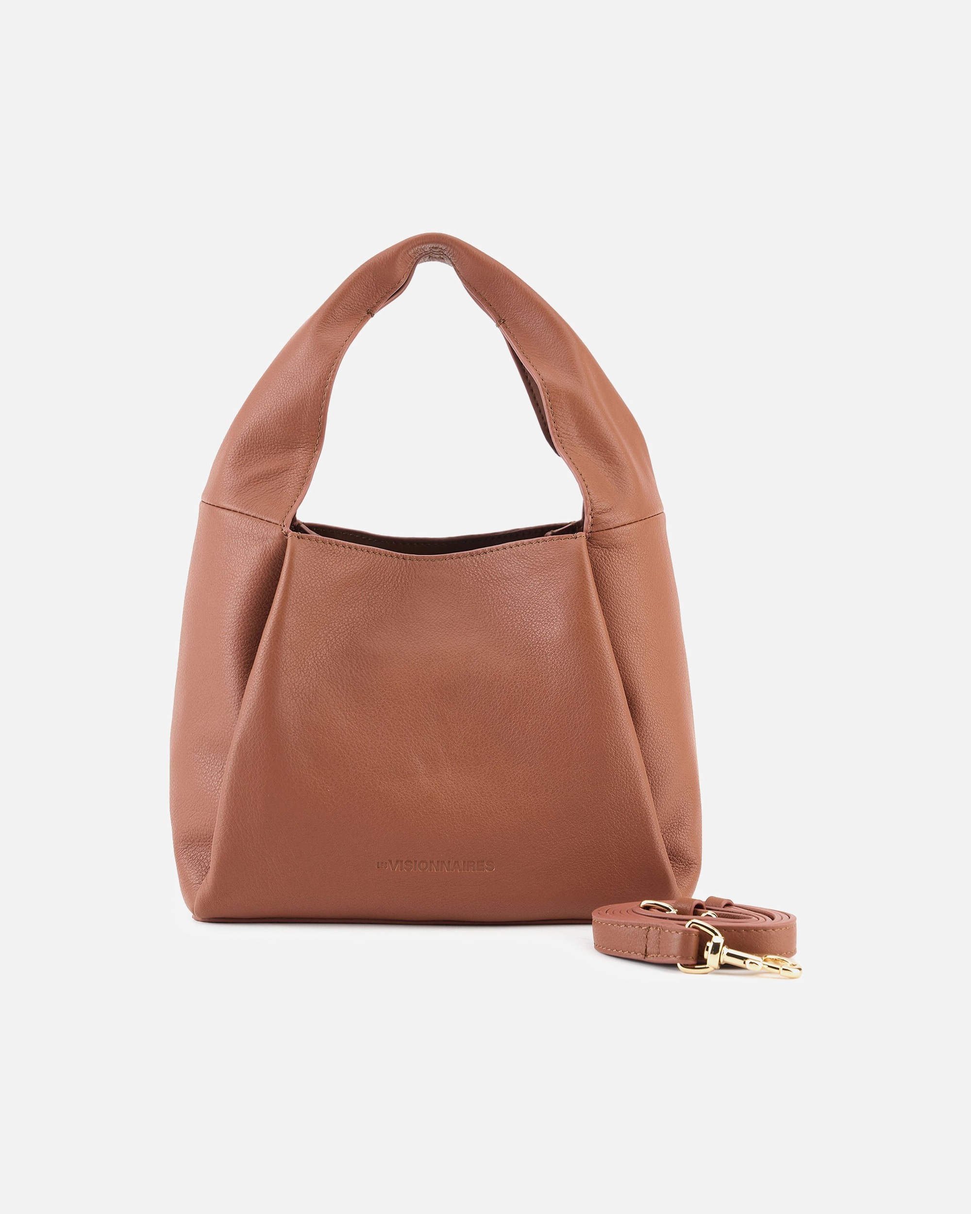 Clutch für Weiblich LES VISIONNAIRES Default Brand Line Coralie Schultertasche Chestnut