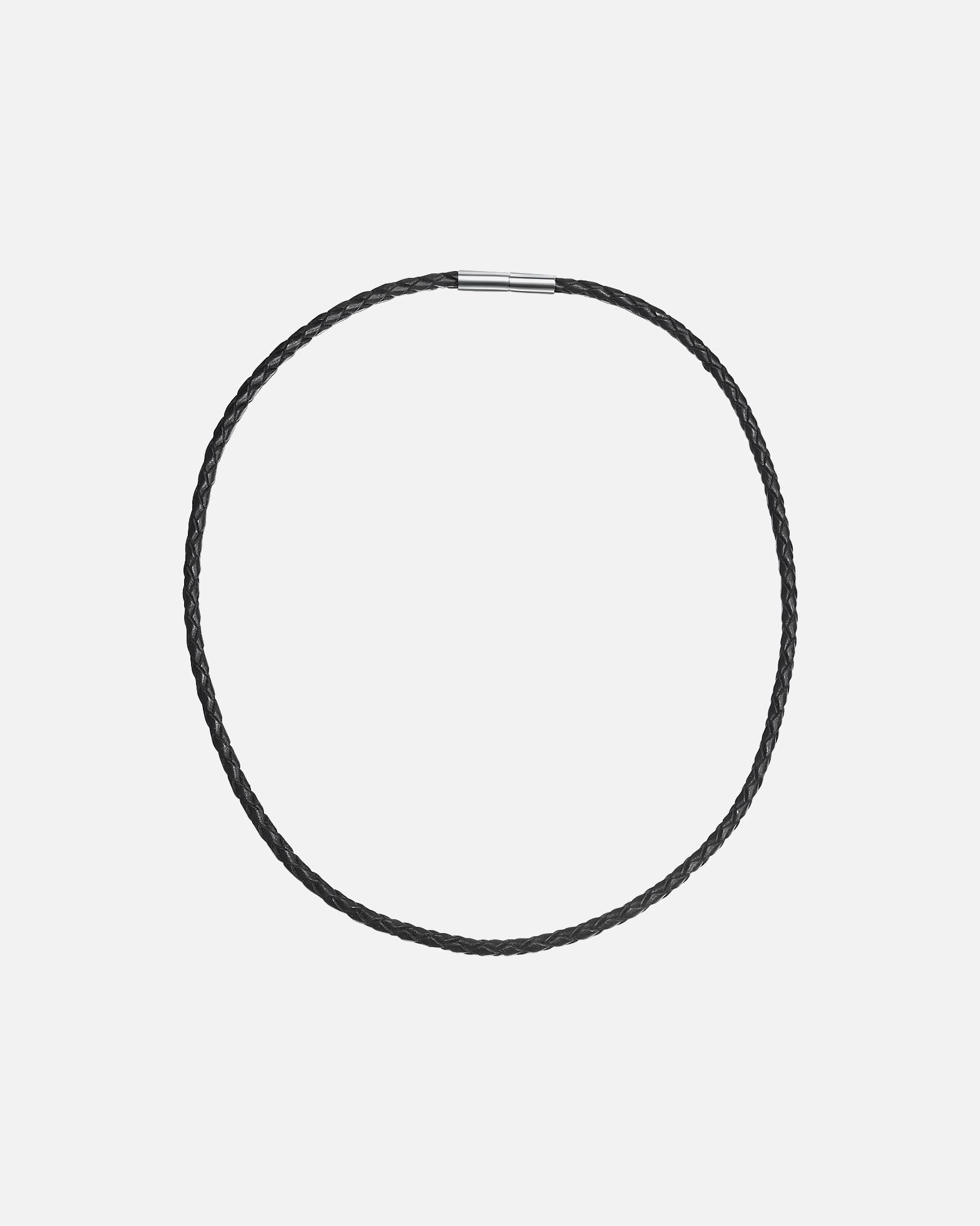 Halskette für Weiblich Rafaela Donata Leder-Kette Echtleder in Schwarz 45 cm