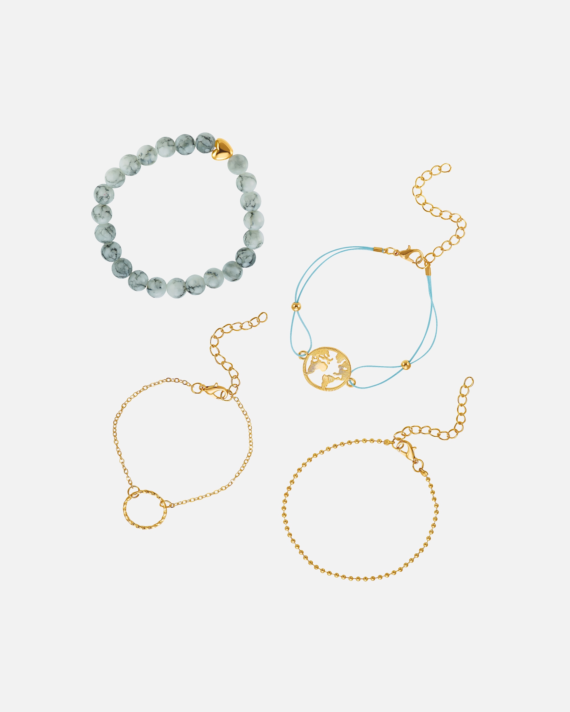 Armband für Weiblich Heideman Armband Multi Goldfarben