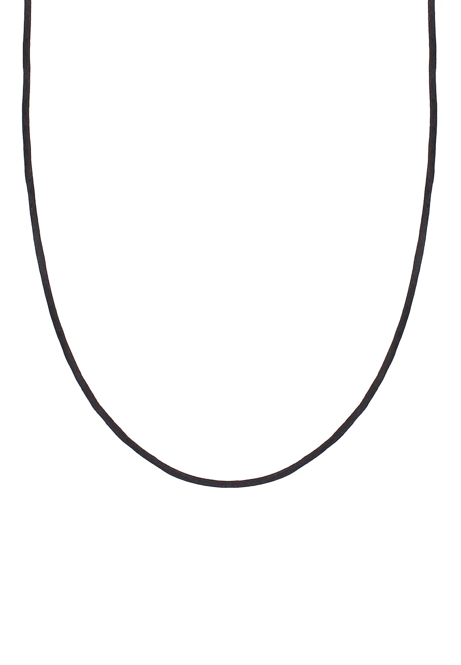 Nenalina Seidenband Kette Basic Kombinierbar 925 Silber 50 Damen