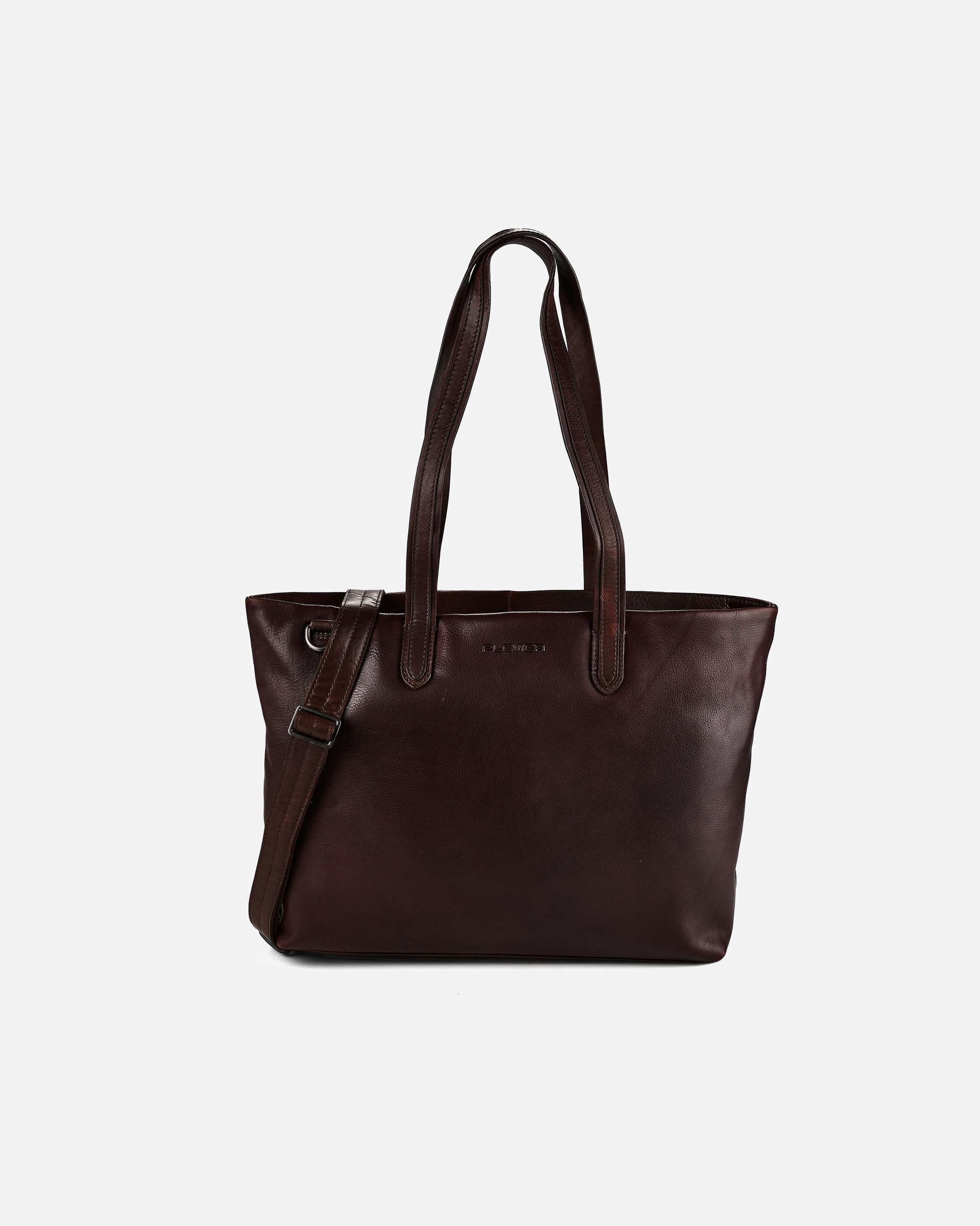 Laptoptasche für Weiblich Plevier Catz Aktentasche RFID Schutz Leder 43 cm Laptopfach braun