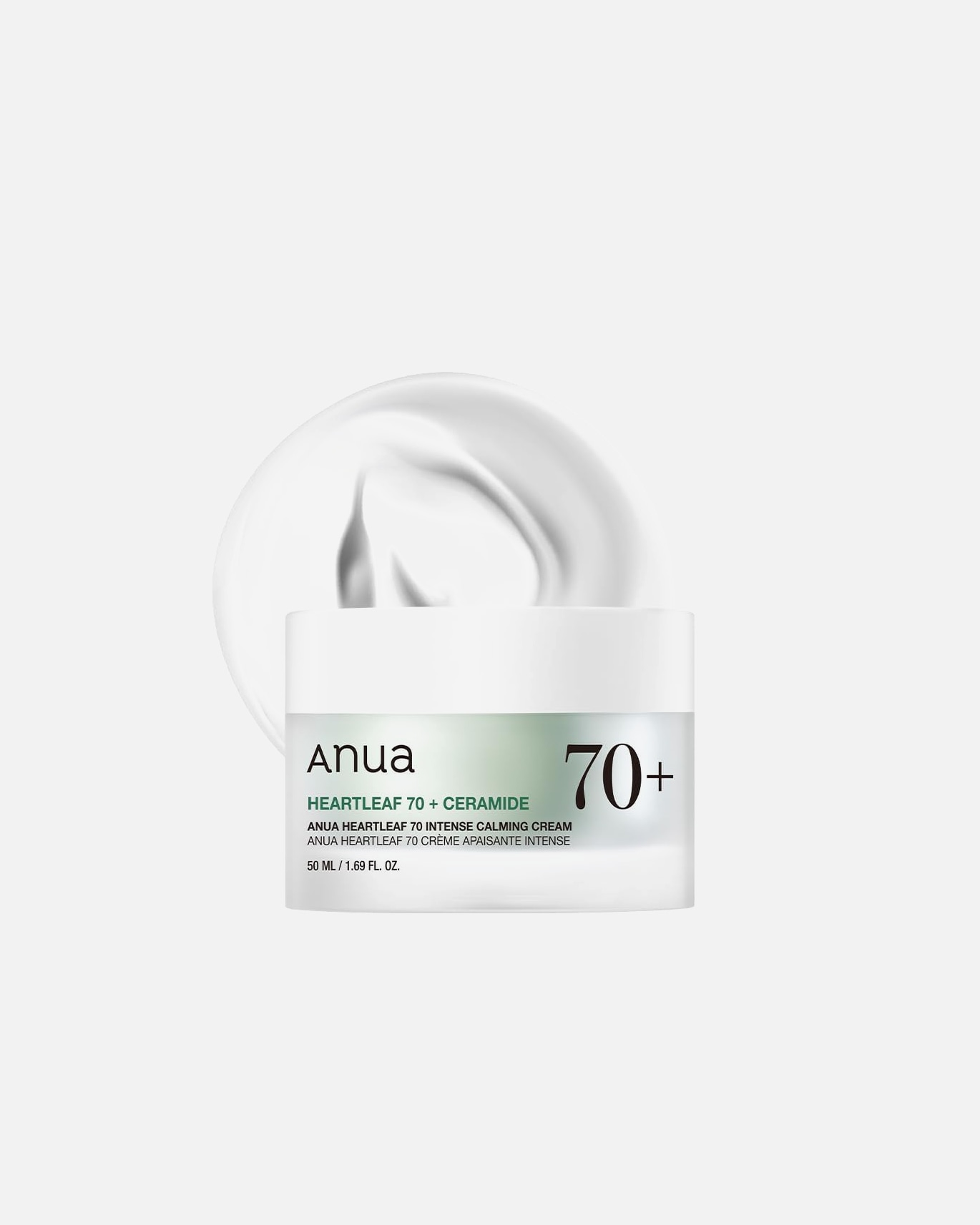 Feuchtigkeitsspendende Gesichtsbehandlung für Unisex Anua Anua Heartleaf 70% Intense Calming Cream 50 ml