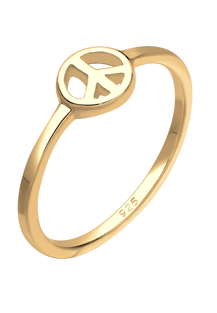 Elli Peace Frieden Symbol 925 Sterling Silber 54 Damen
