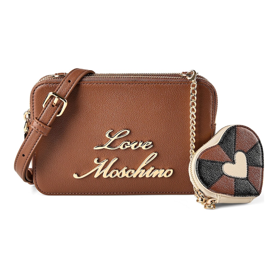 Love Moschino Heart Charm Umhängetasche brown - Braun Damen