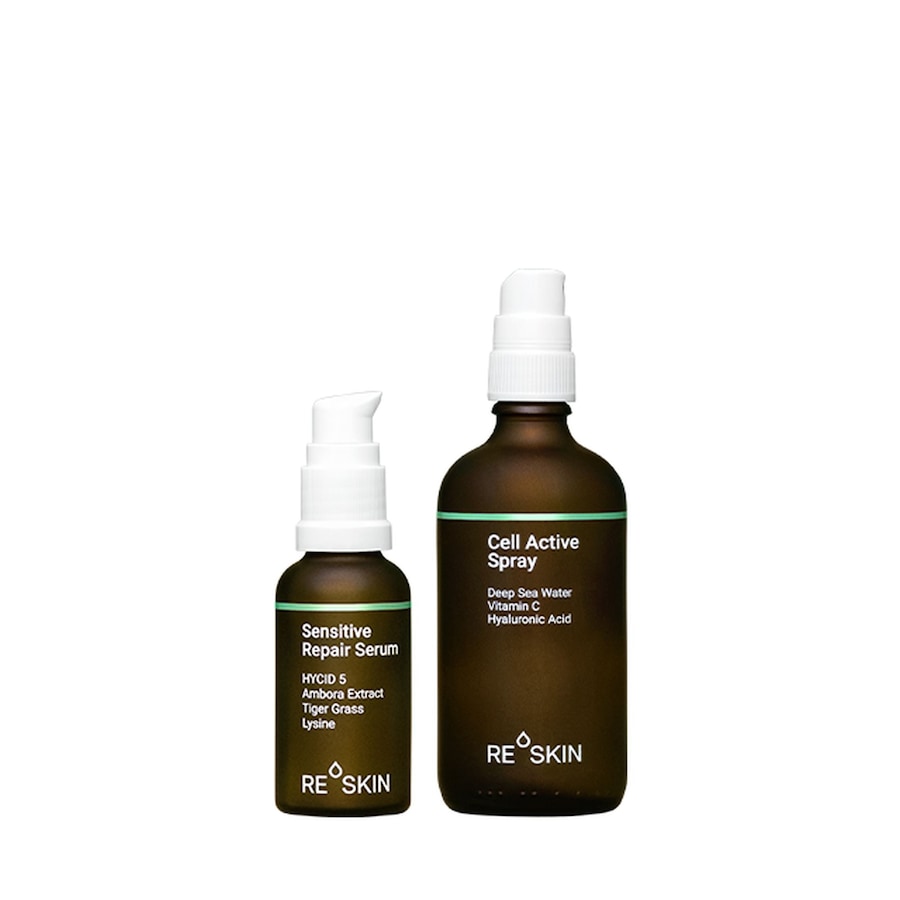 Re-Skin Sensitive Skin Hydration Set: Repair Serum & Cell Active Spray braun 08 l