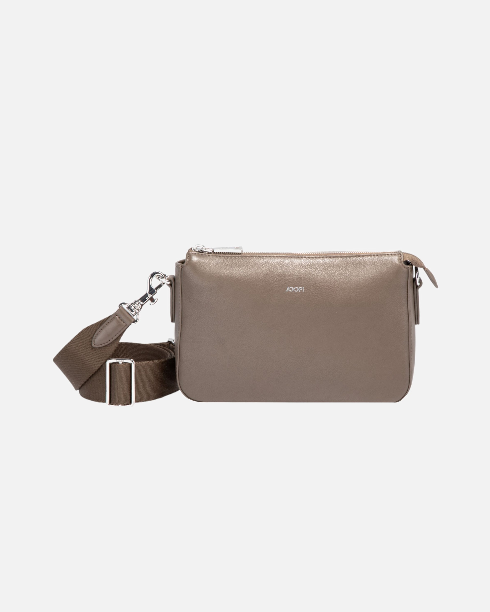 Tasche für Weiblich JOOP! Sofisticato 1.0 Jasmina Umhängetasche Leder 24 cm morel