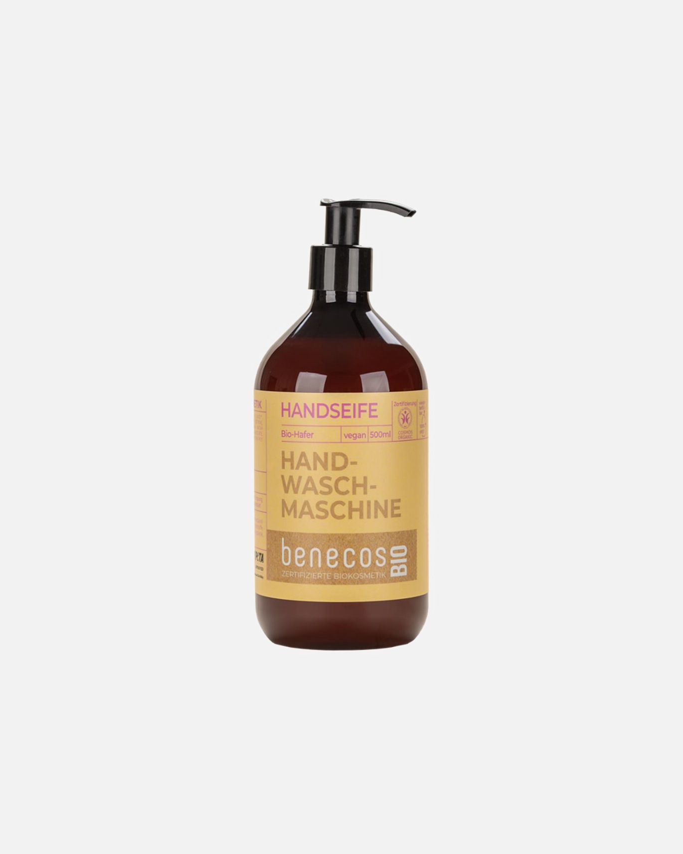 Handseife für Unisex benecos Hafer - Handseife 500 ml