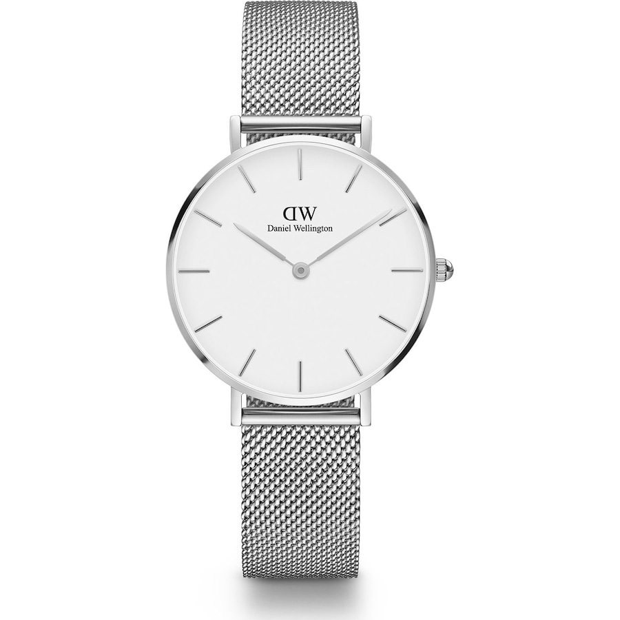 Daniel Wellington Petite Sterling Silber 32mmmm Schwarz Damen
