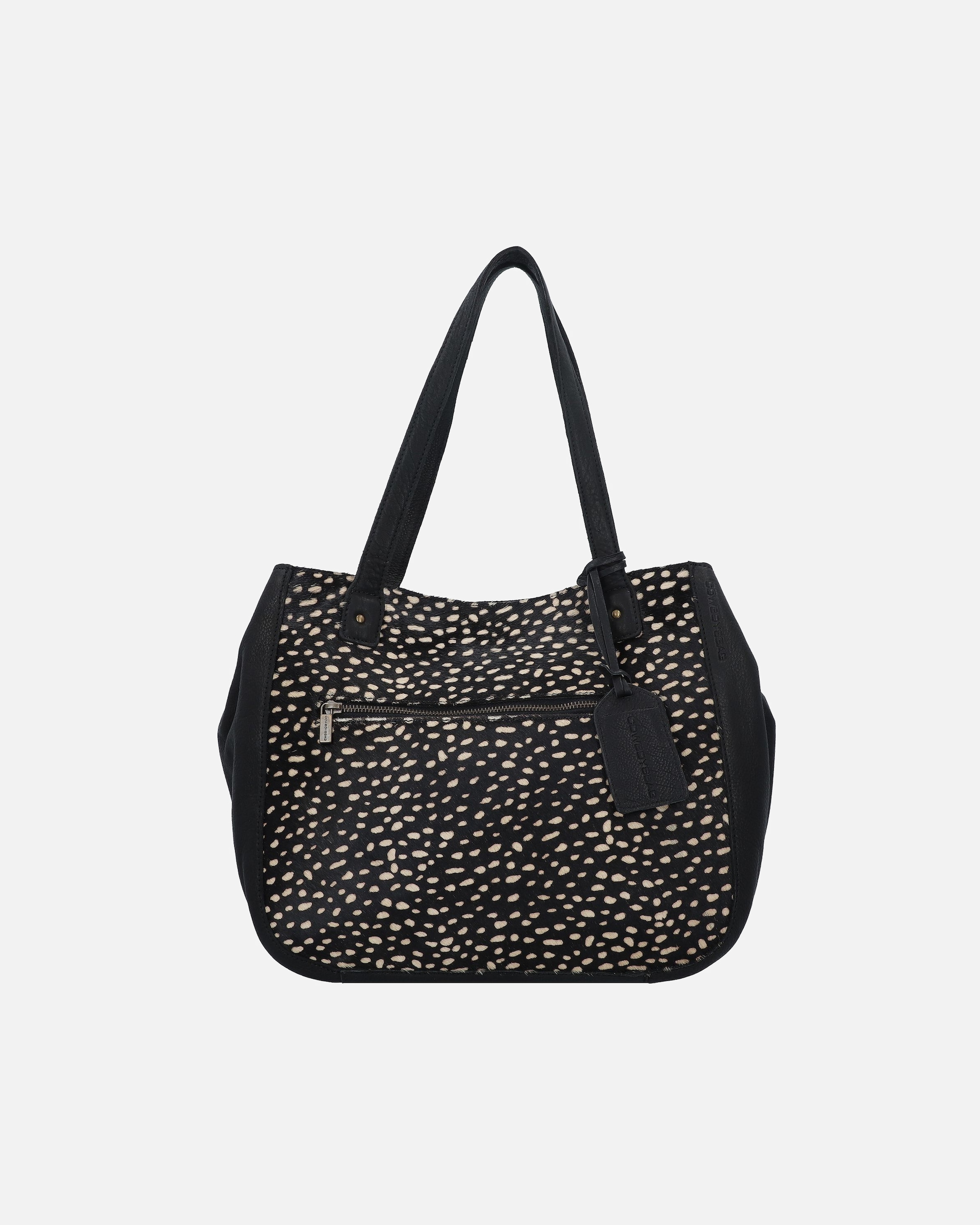 Clutch für Weiblich Cowboysbag Hamlet Schultertasche dot hair on