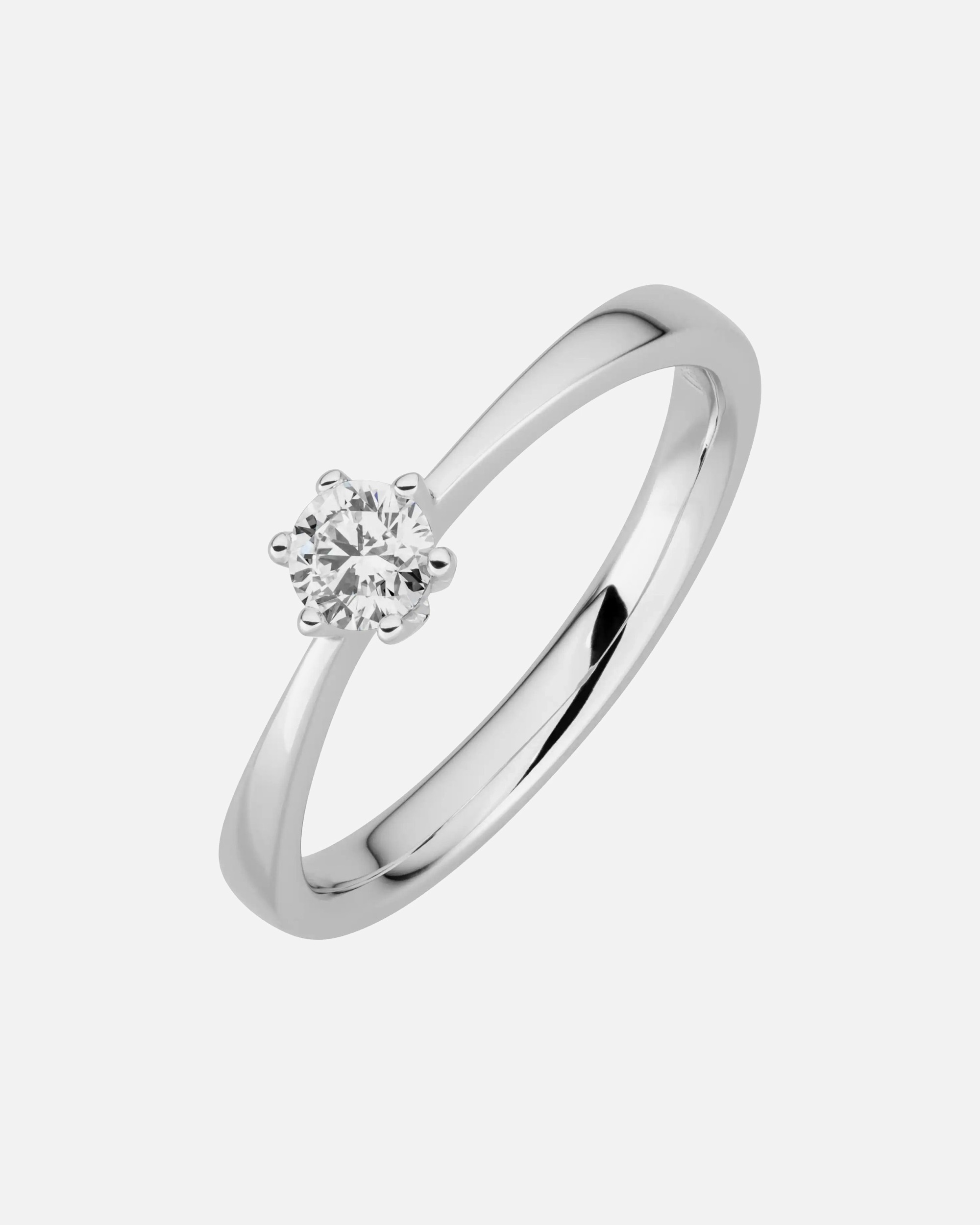 Ring für Weiblich Lyomi Default Brand Line Ring 585/- Gold Diamant Lab Grown weiß 0,25ct. 060 (19,1)