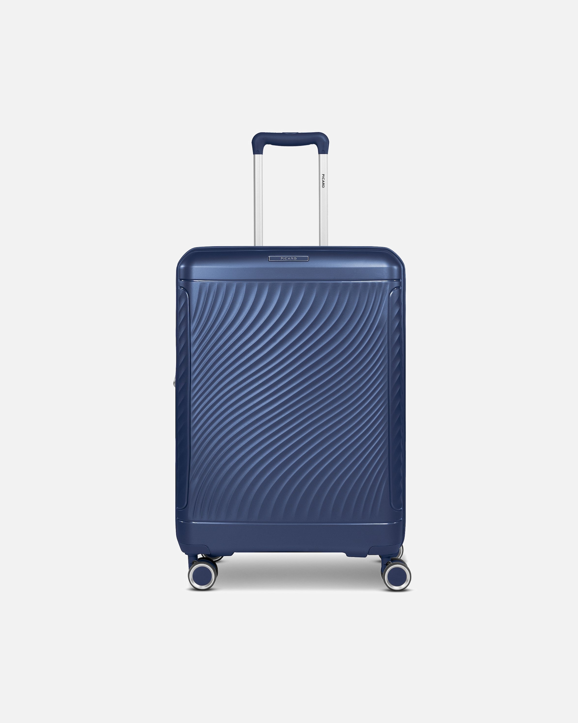 Trolley für Männlich Picard Vienna 4 Rollen Trolley M 65 cm mit Dehnfalte navy blue