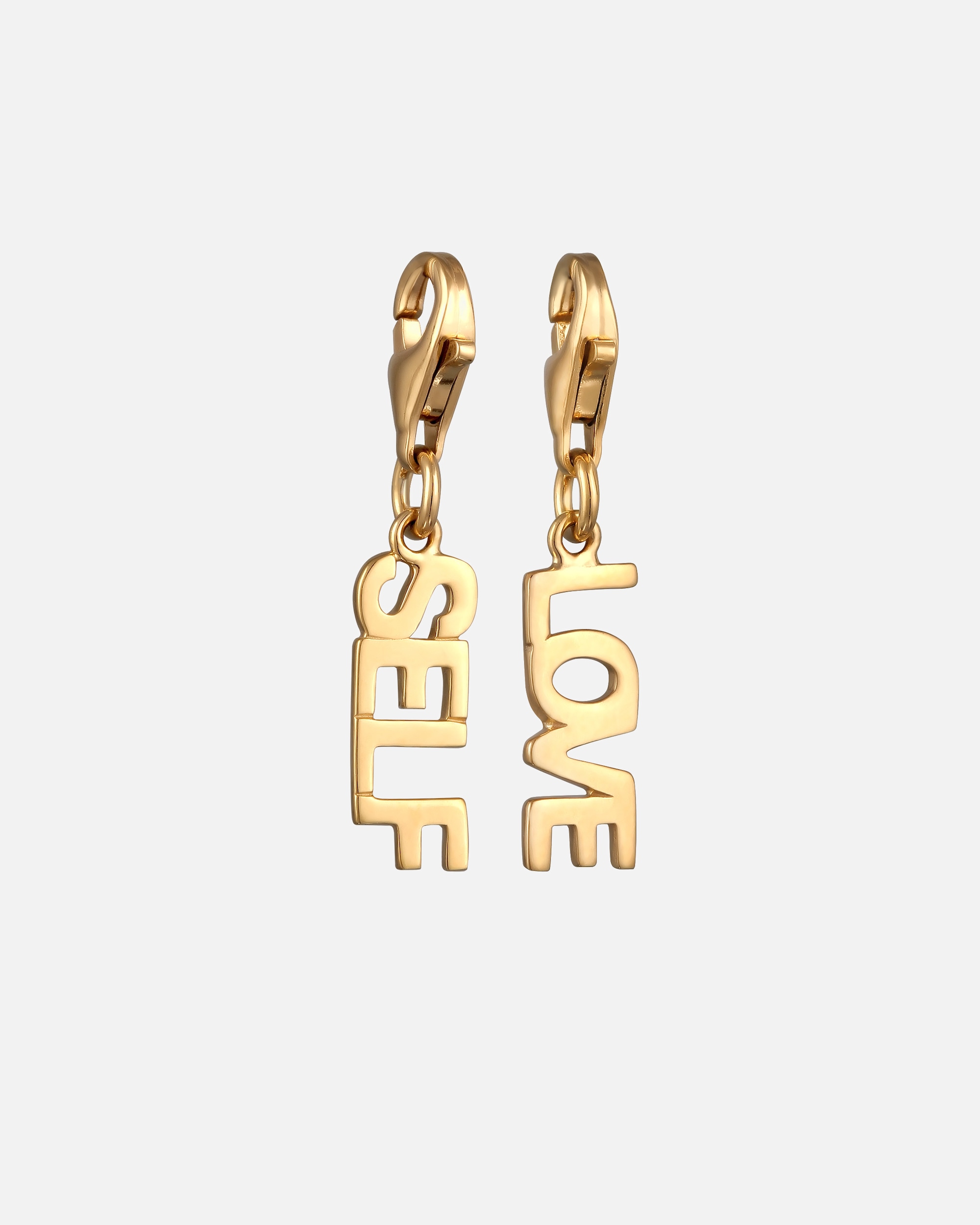 Schmuckanhänger für Weiblich Elli Love Lettering 925 Sterling Silber goldfarben