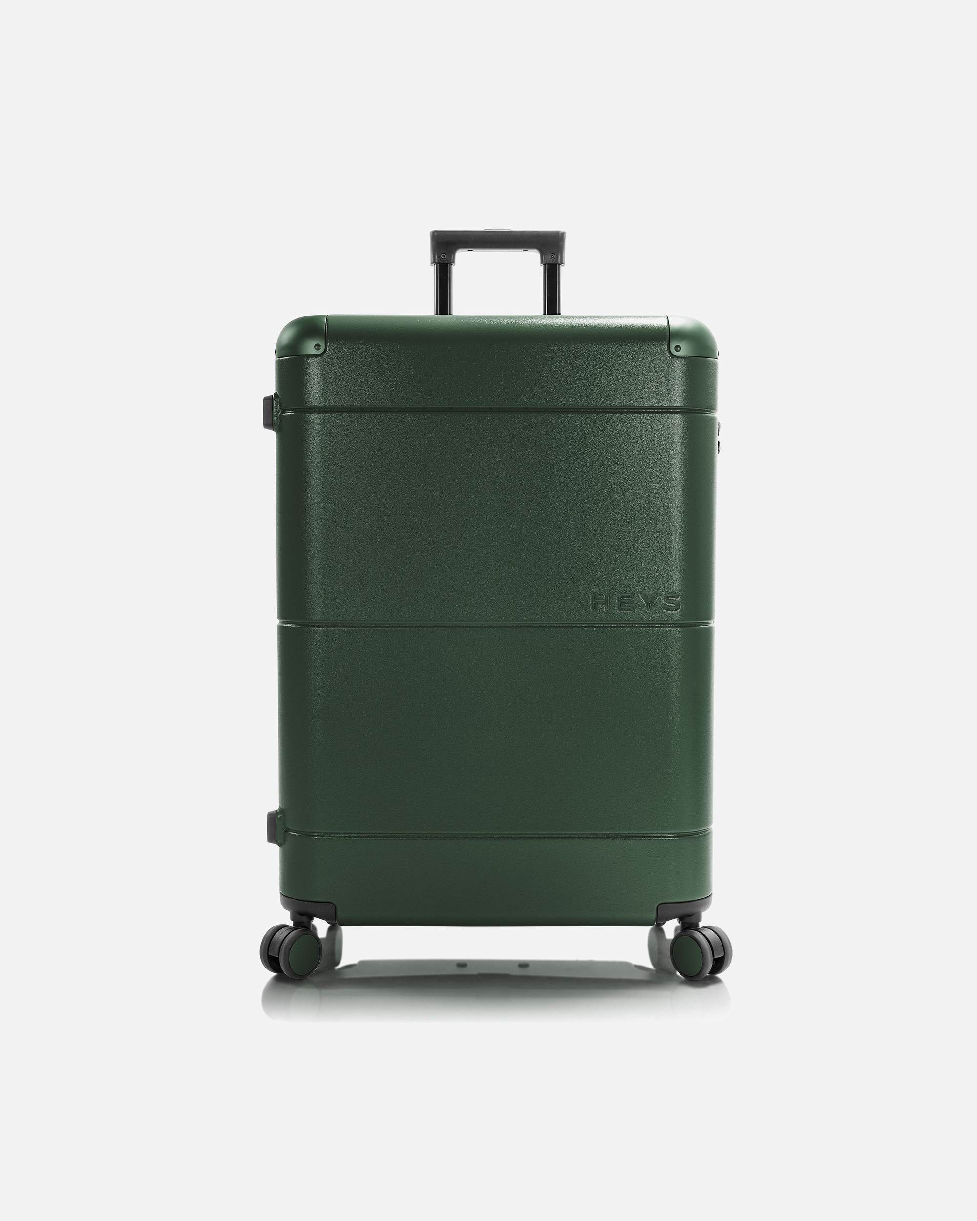 Trolley für Männlich Heys Zen 4 Rollen Trolley L 76 cm mit Dehnfalte green