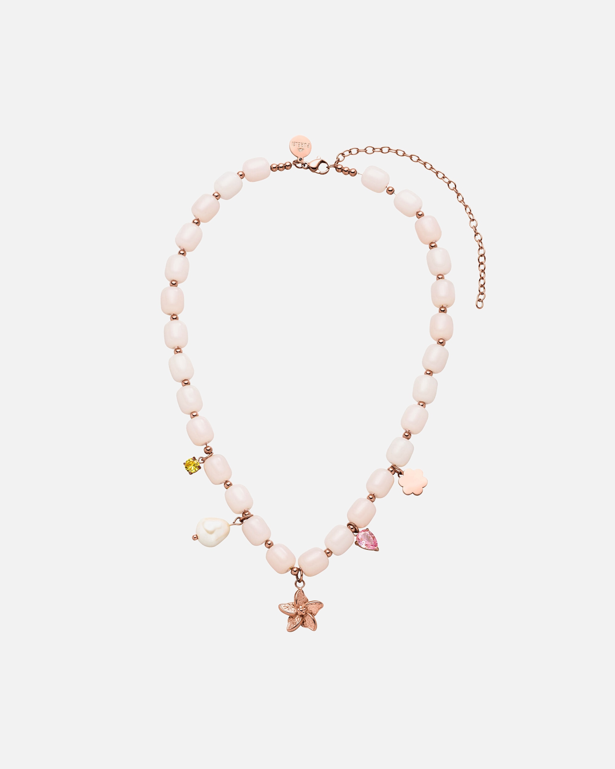 Halskette für Weiblich Purelei Spring Kette 100% Edelstahl Rosegold