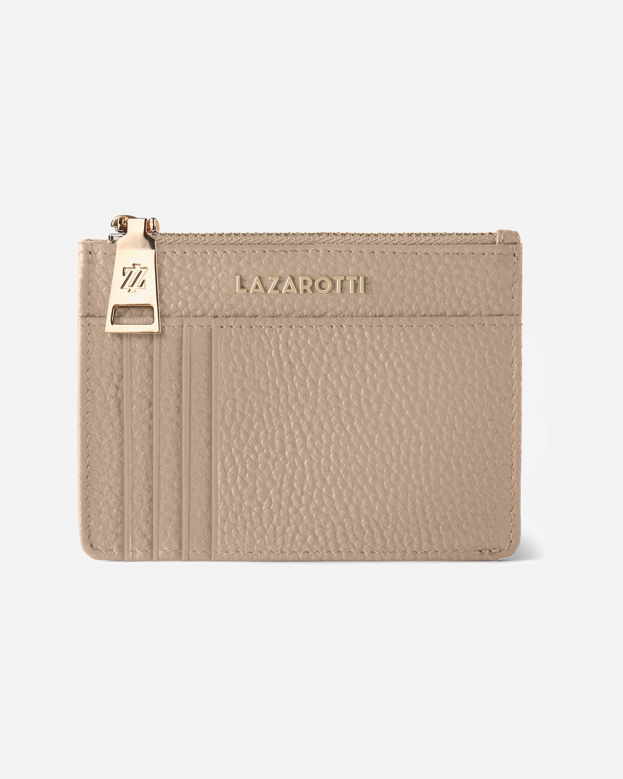 Beauty Case für Weiblich Lazarotti Bologna Leather Schlüsseletui sand