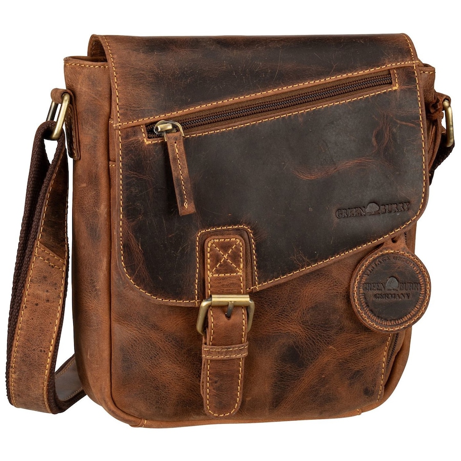 Greenburry Bodybag Vintage 1540 Revolver Bag S Sattelbraun Braun