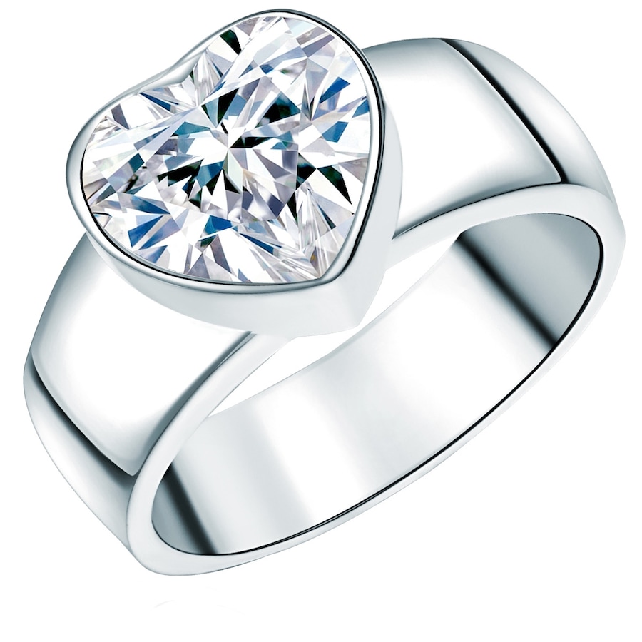 Rafaela Donata Ring Herz Sterling Silber Zirkonia in 52 Damen