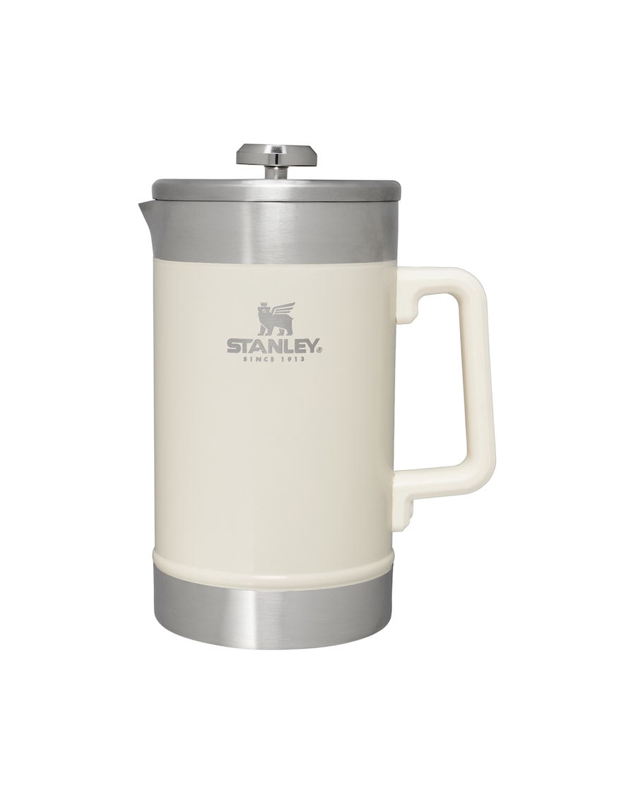 Stanley 1913 Kaffeebereiter - 1,4L STAY HOT FRENCH PRESS Cream Gloss Silber