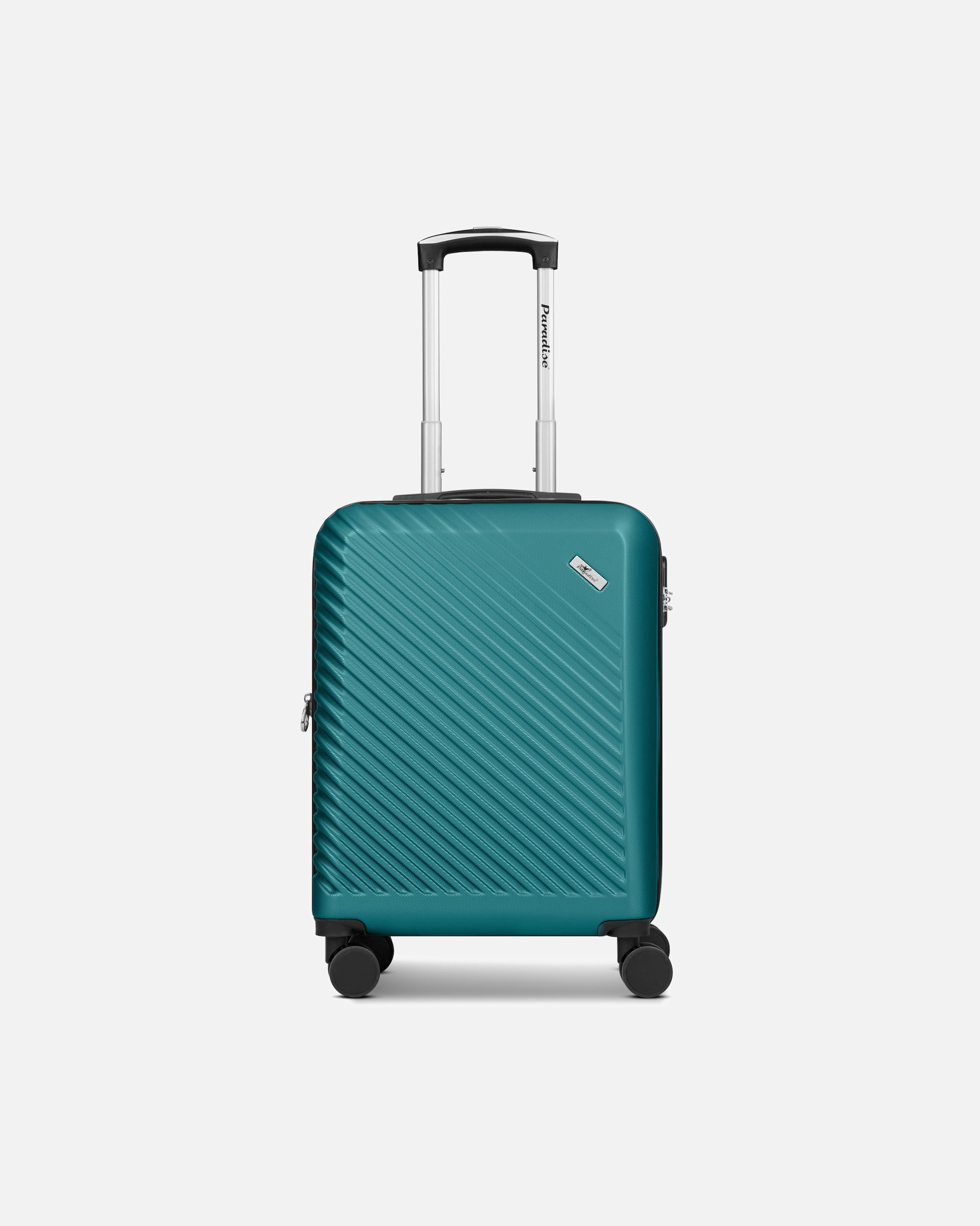 Handgepäckkoffer für Männlich CHECK.IN Paradise 2.0 4 Rollen Kabinentrolley S 55 cm mit Dehnfalte smaragd green