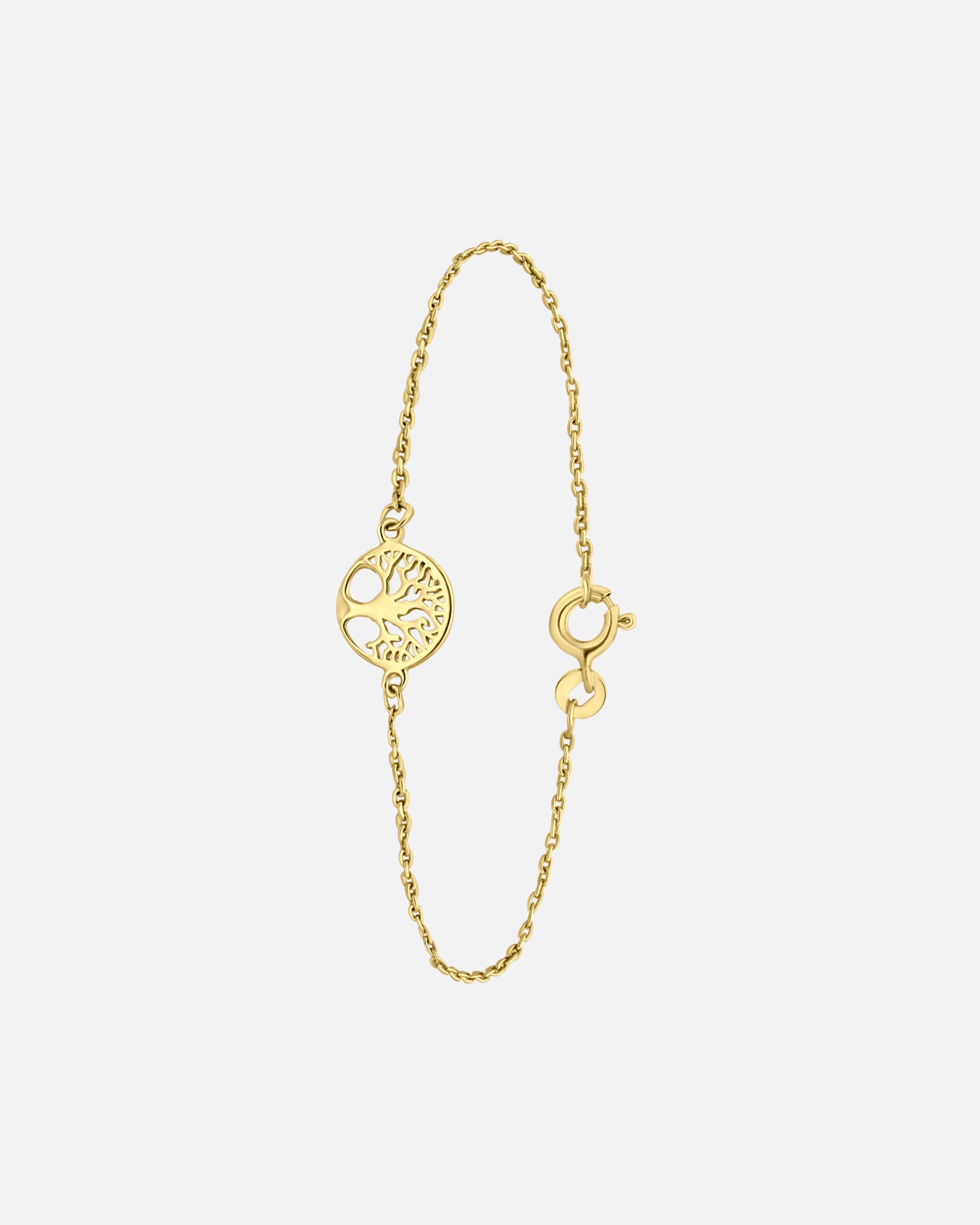 Armband für Weiblich Lucardi Armband 925 Silber Gold - 19.0