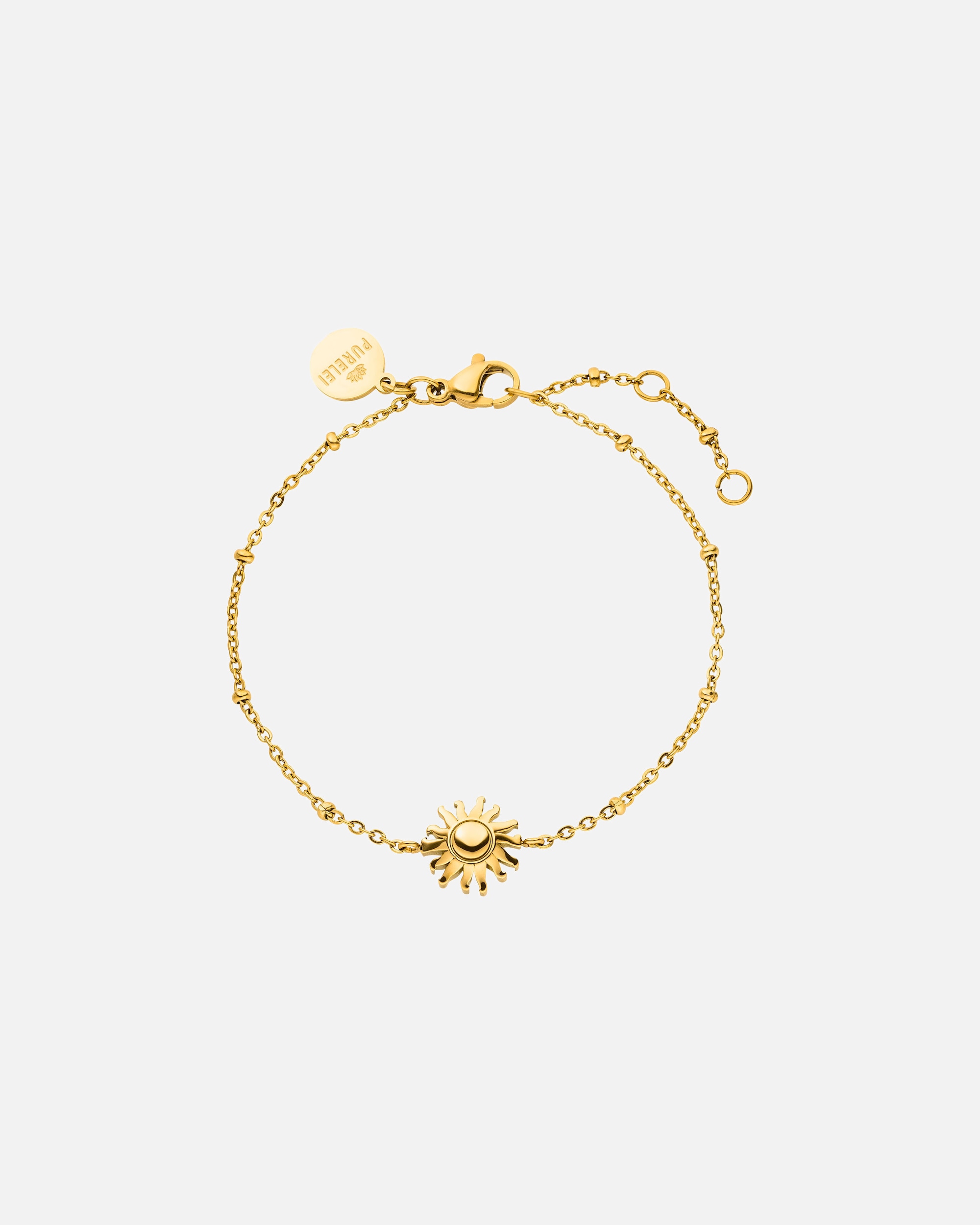 Armband für Weiblich Purelei Sun Armband 100% Edelstahl Gold