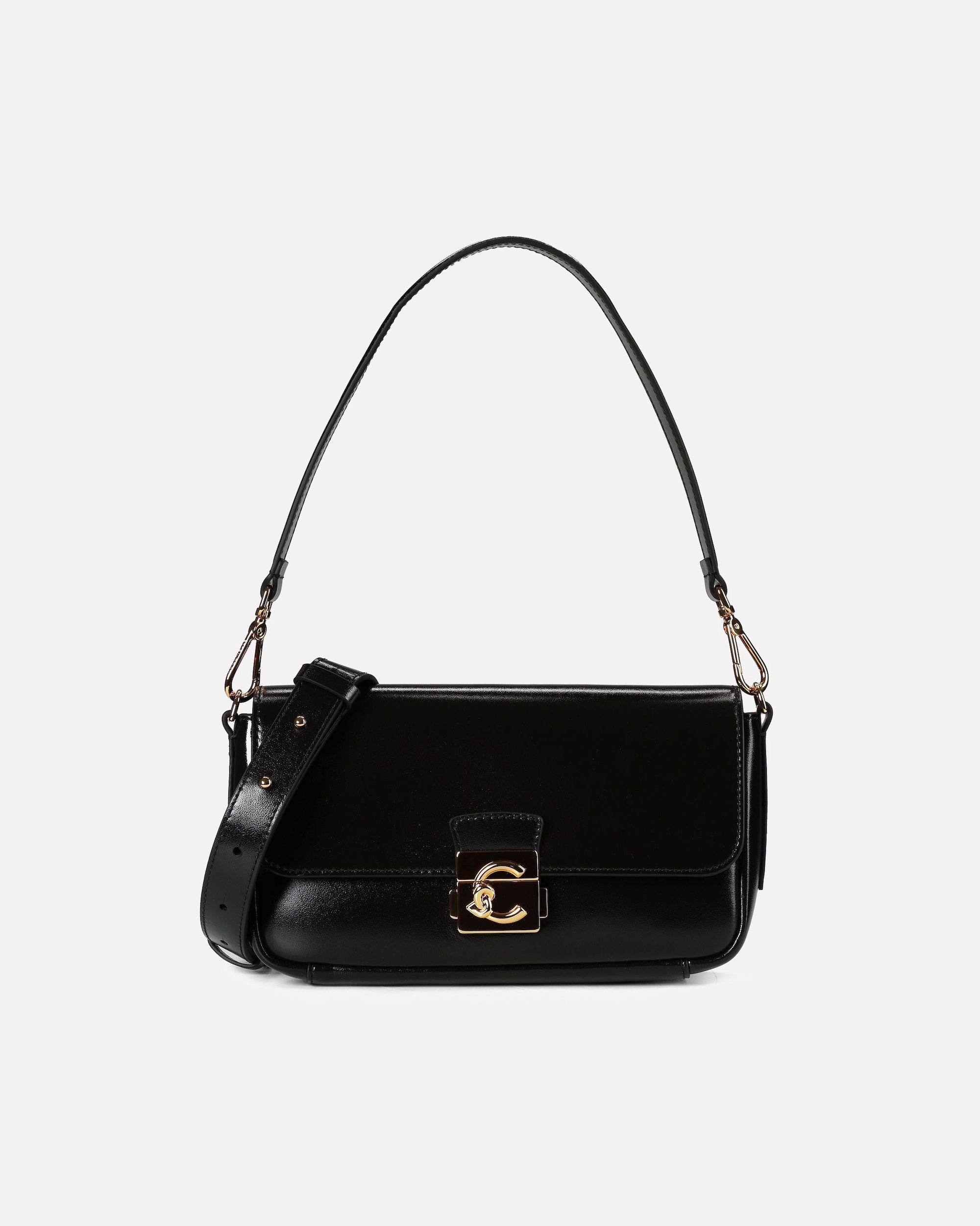 Clutch für Weiblich Coccinelle C-Me Schultertasche noir