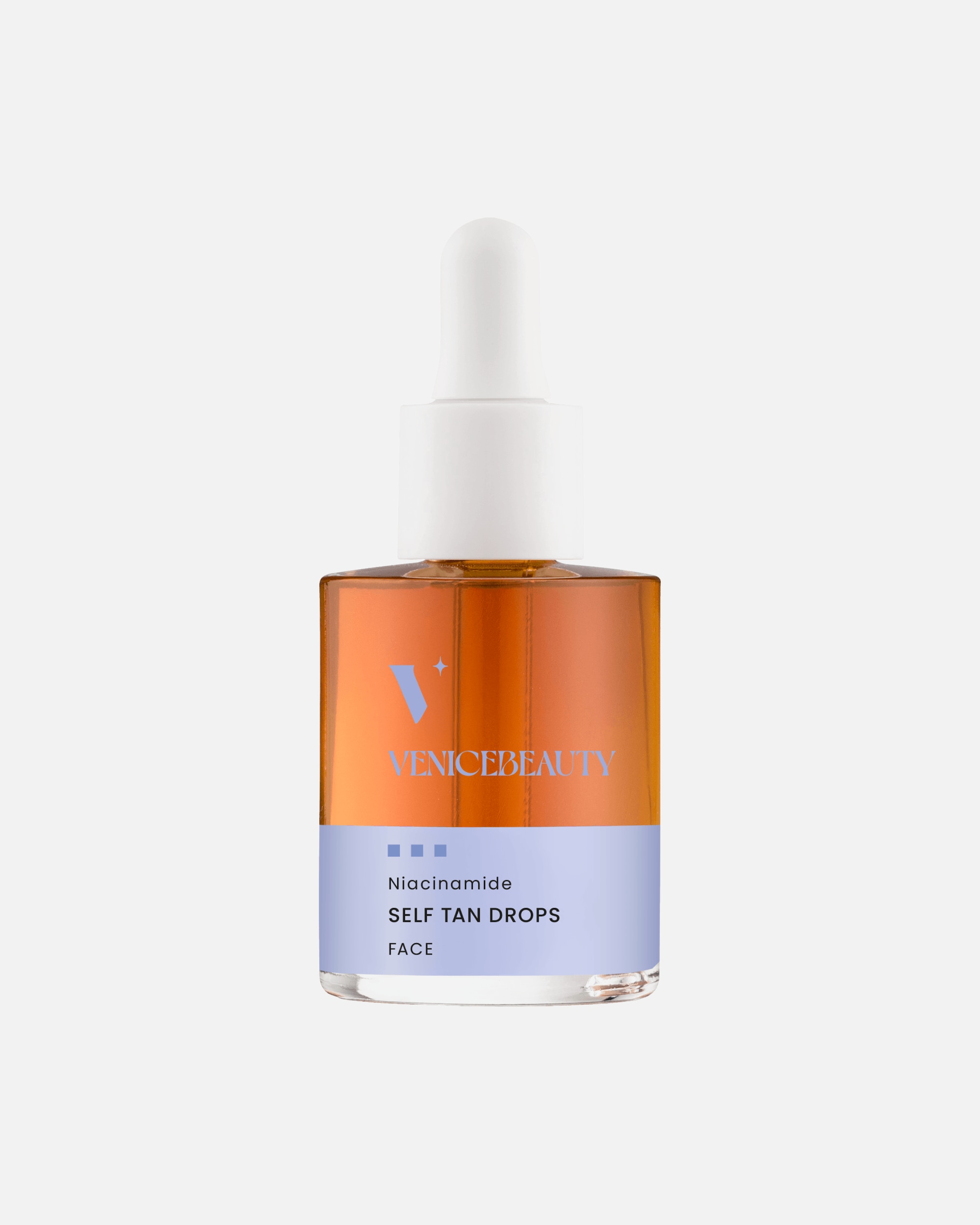 Selbstbräuner für Unisex VENICEBEAUTY Niacinamide Self Tan Drops Face 30 ml