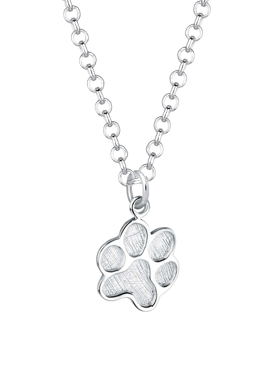 Elli Tier Pfote 925 Sterling Silber silberfarben Damen