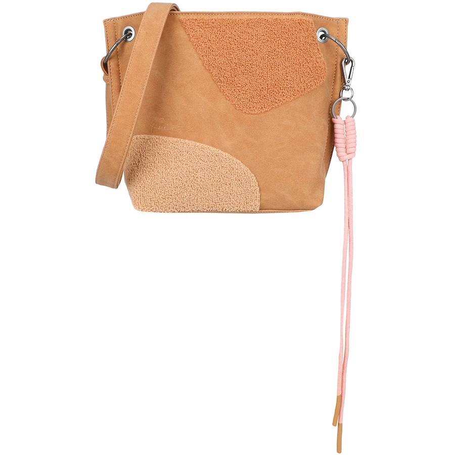Fritzi aus Preußen Schultertasche Fritzi03 Limited Happy Flocked Jive Soft Berry mit moderner Flockung braun Grün Damen