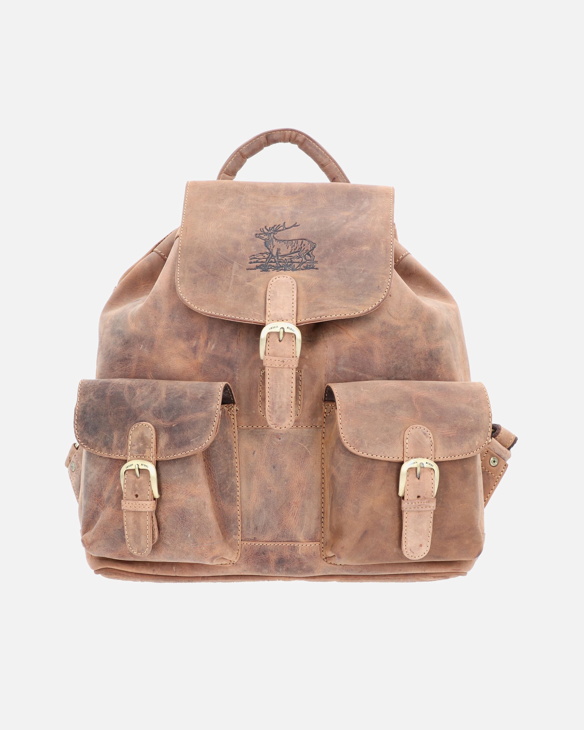 Rucksack für Männlich Greenburry Vintage Original Rucksack brown